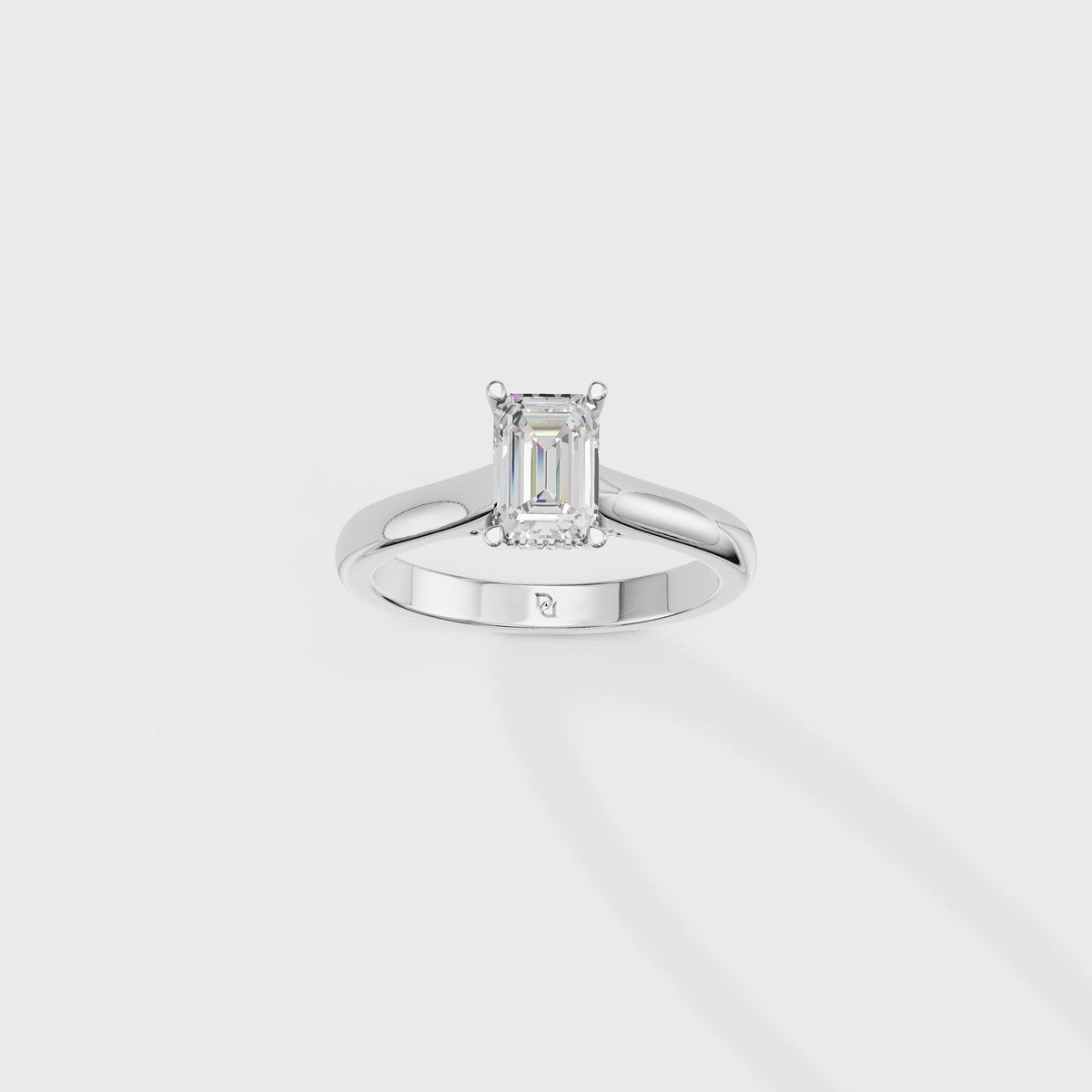 1ct Emerald Cut Ring