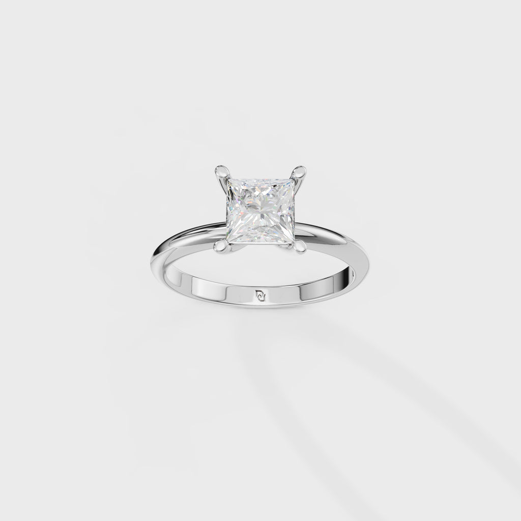 Princess Cut Solitaire Ring