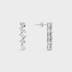 Multi-Cut Drop Earrings