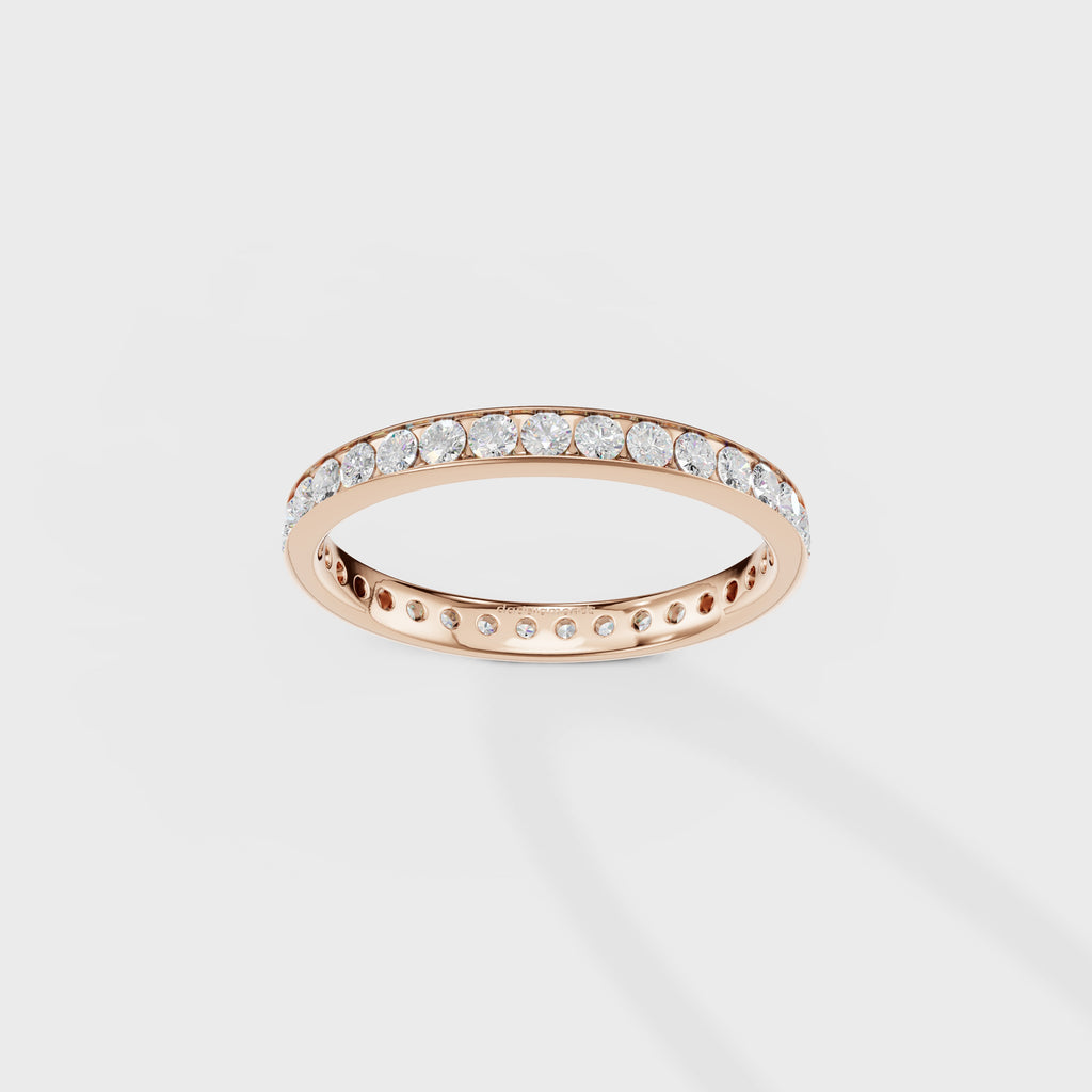 Tabitha Channel Set Eternity Lab Diamond Ring
