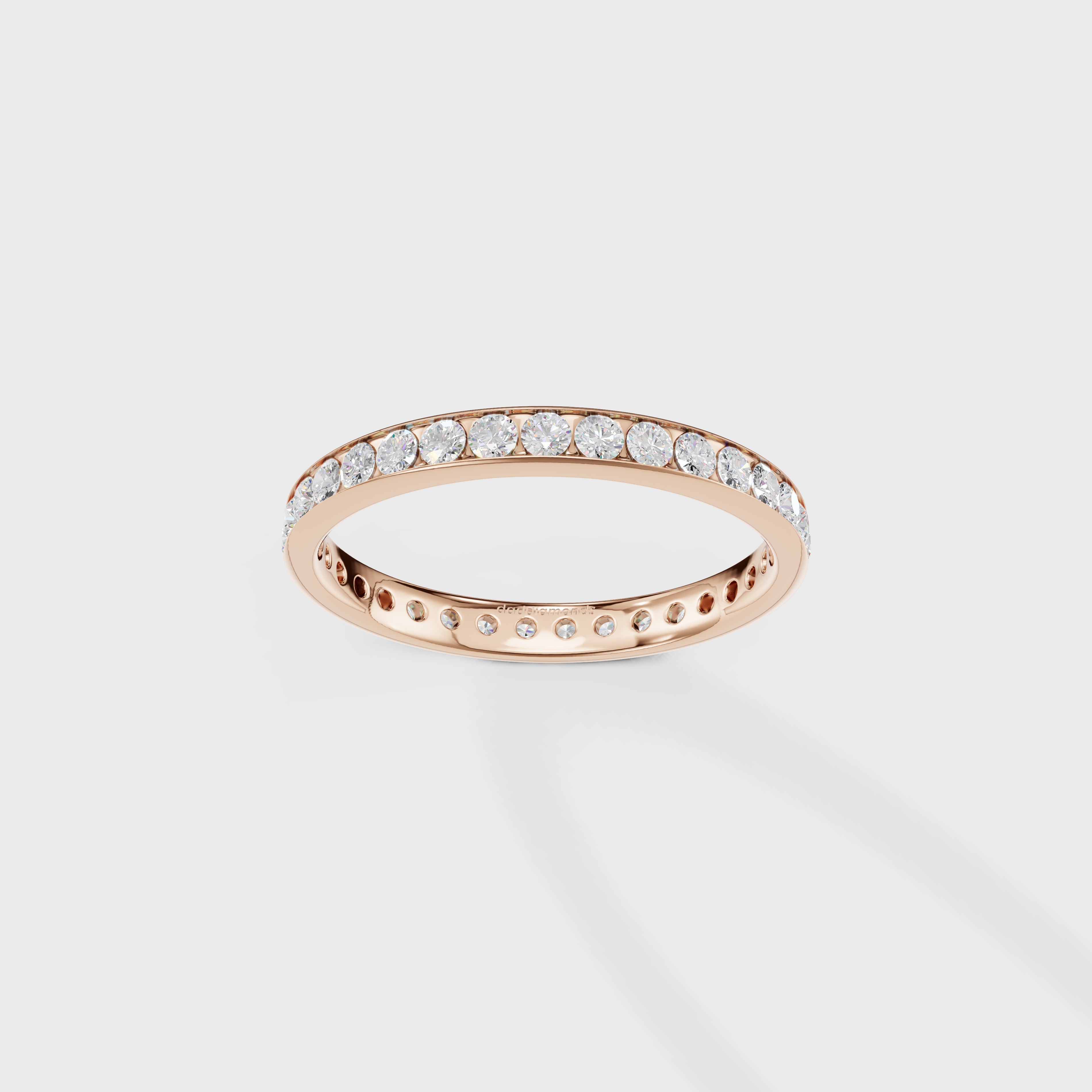 Tabitha Channel Set Eternity Lab Diamond Ring