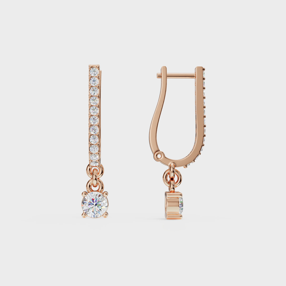 Aurora Diamond Drop Earrings