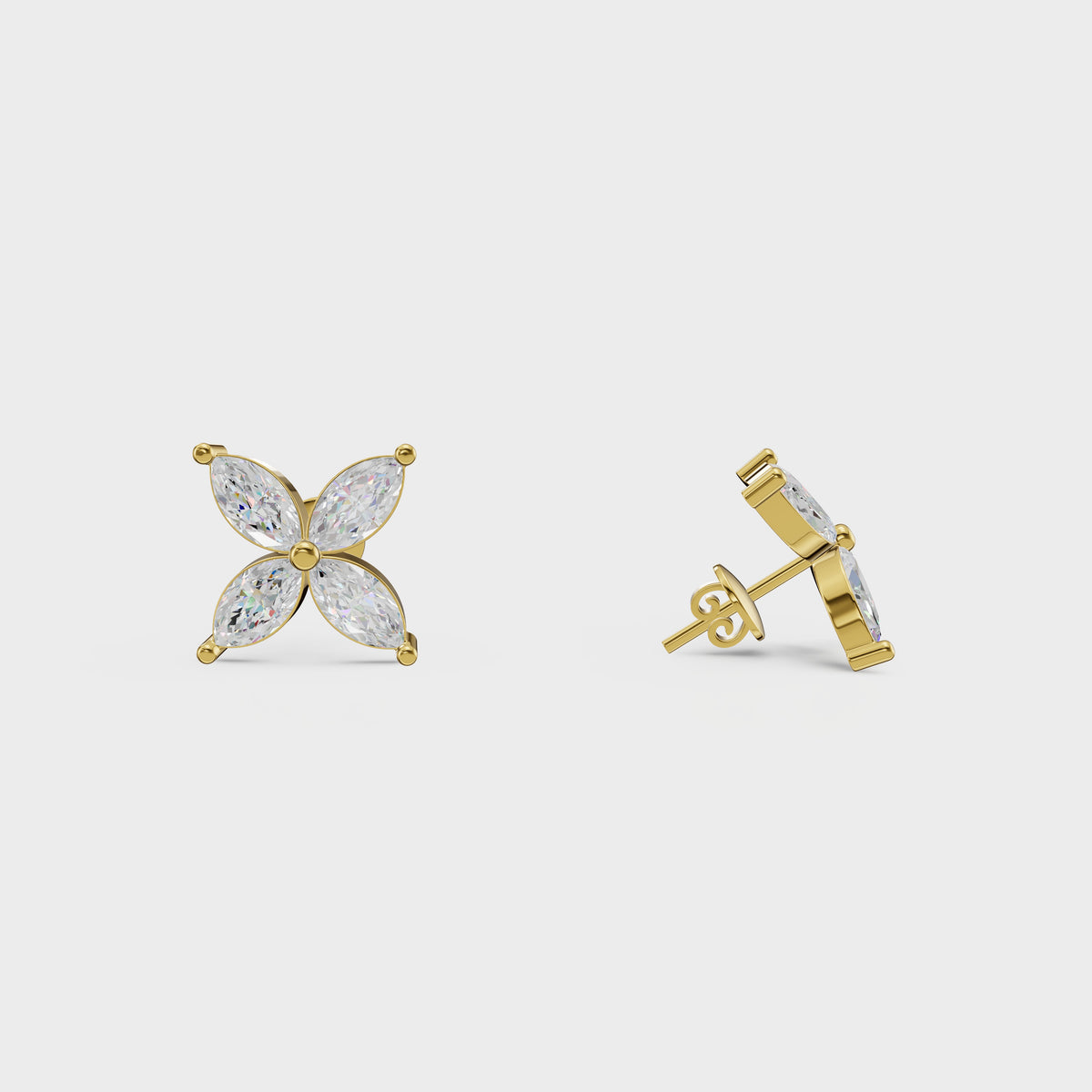 Marquise Cut Studs Earrings