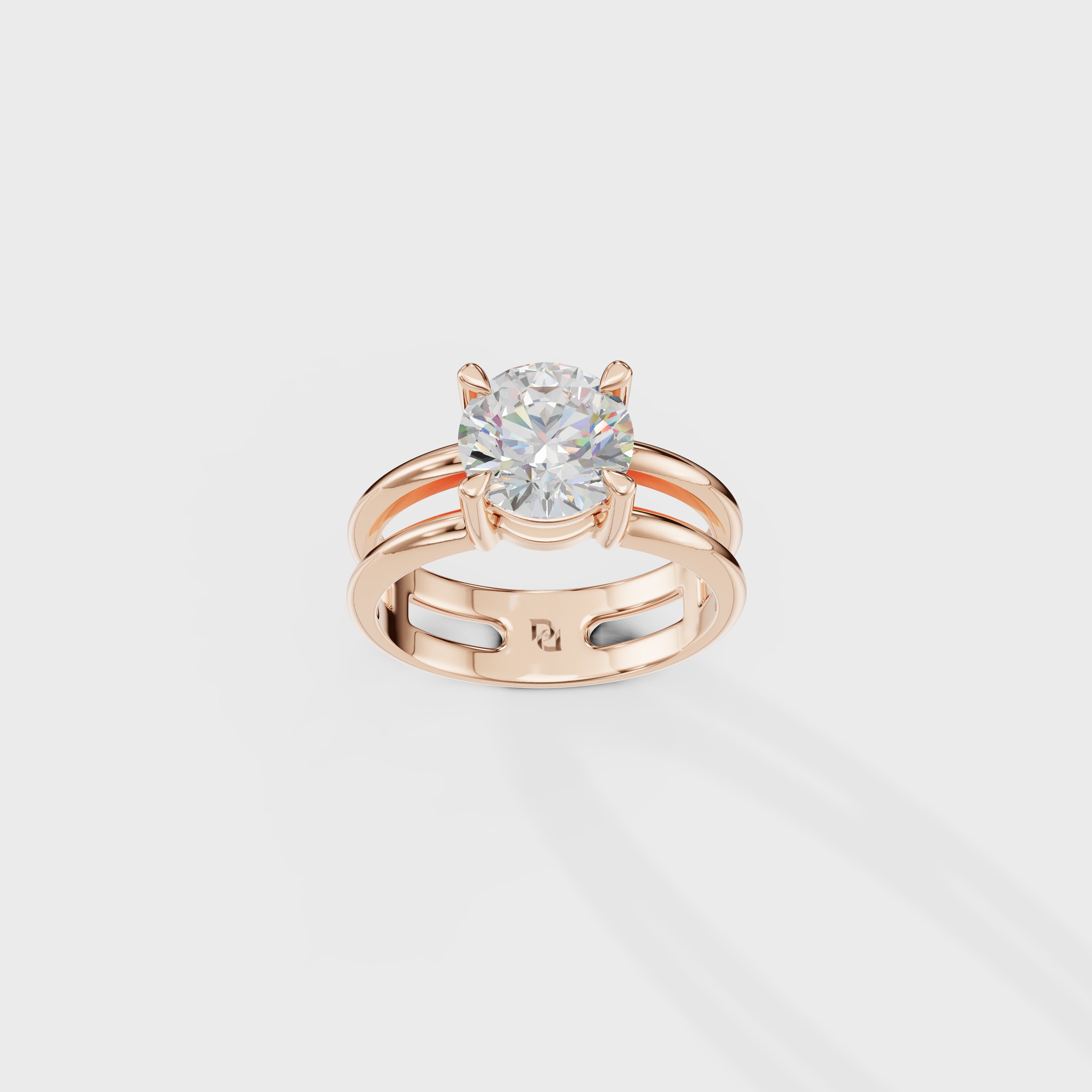 Round Cut Diamond Solitaire Ring