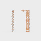 Brilliant Round Diamond Danglers