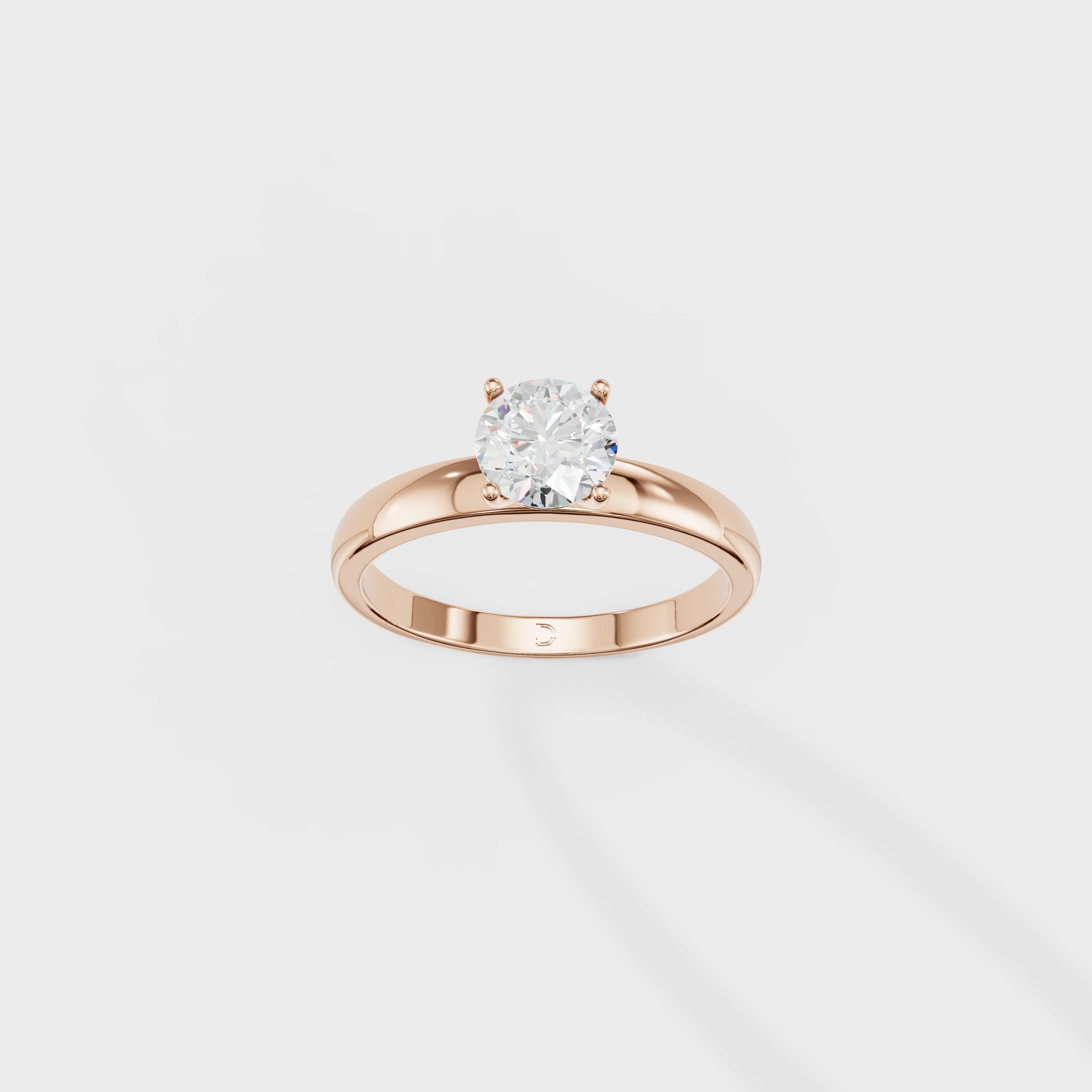 Cathedral Solitaire Ring