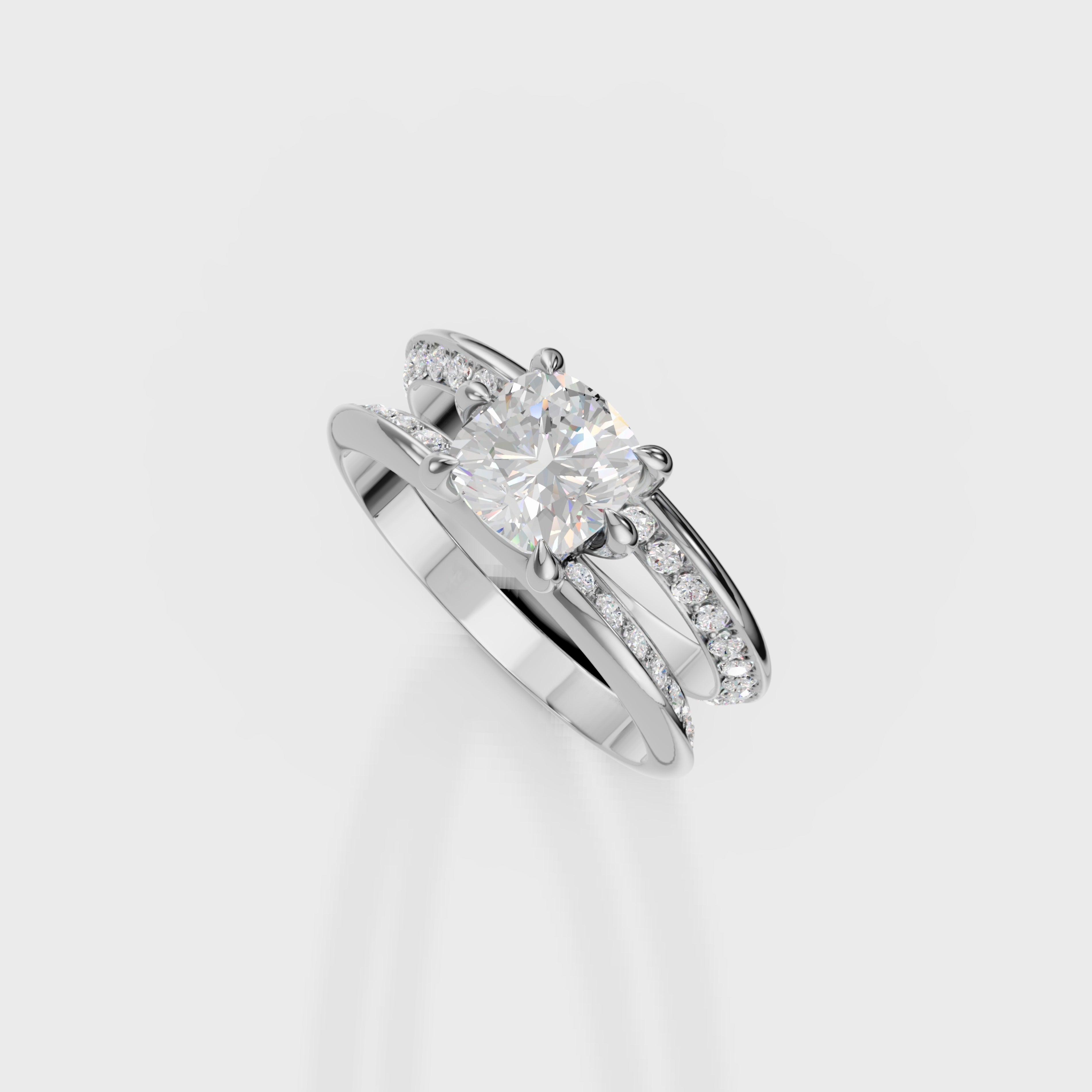 The Perfect Union Cushion Set ring