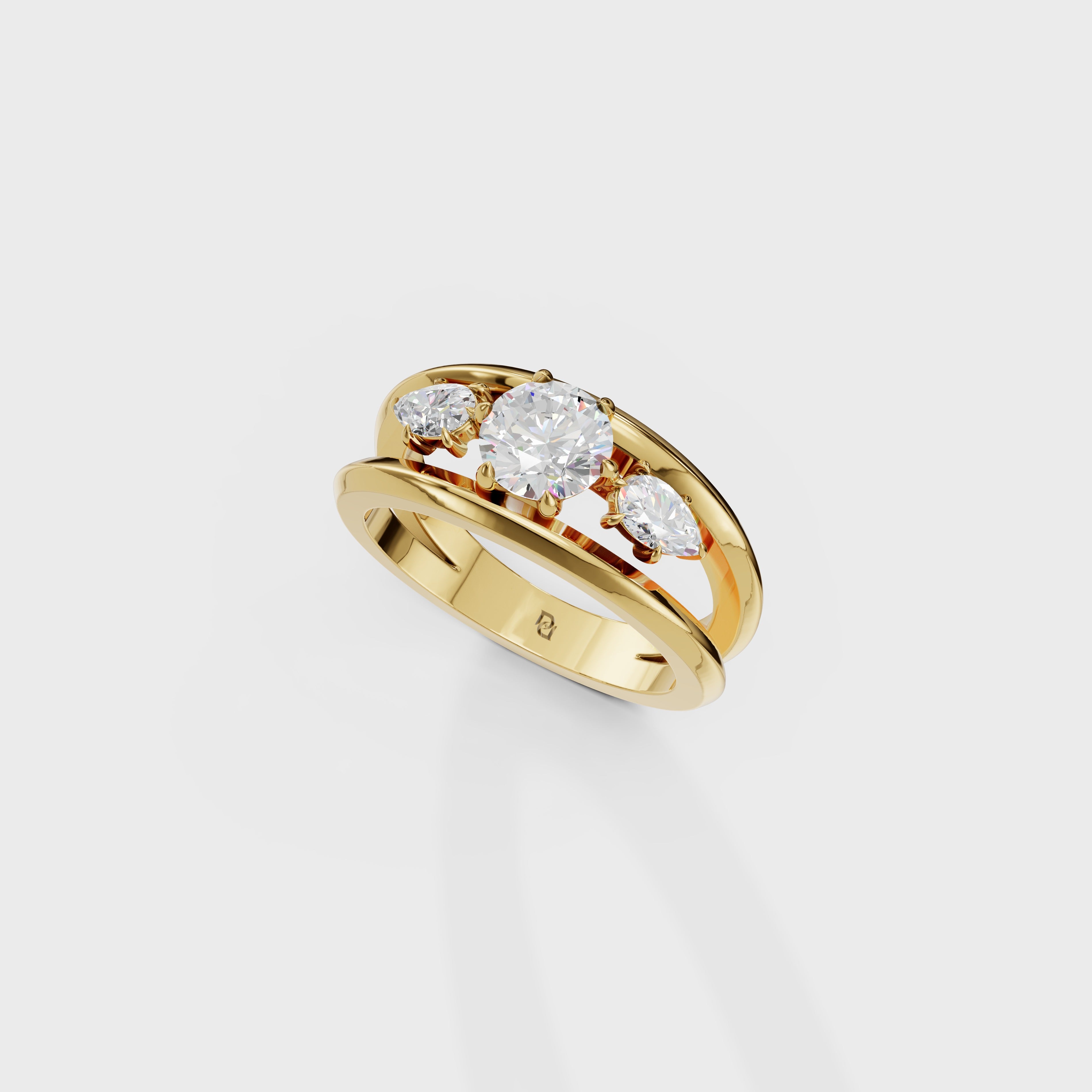 The Harmony Trio Ring