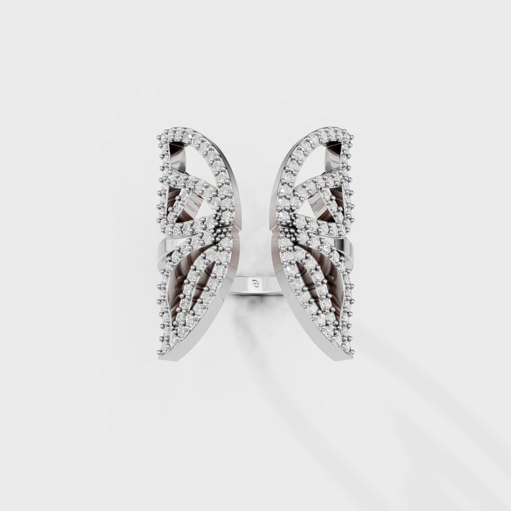 Blush Harmony Butterfly Diamond Ring