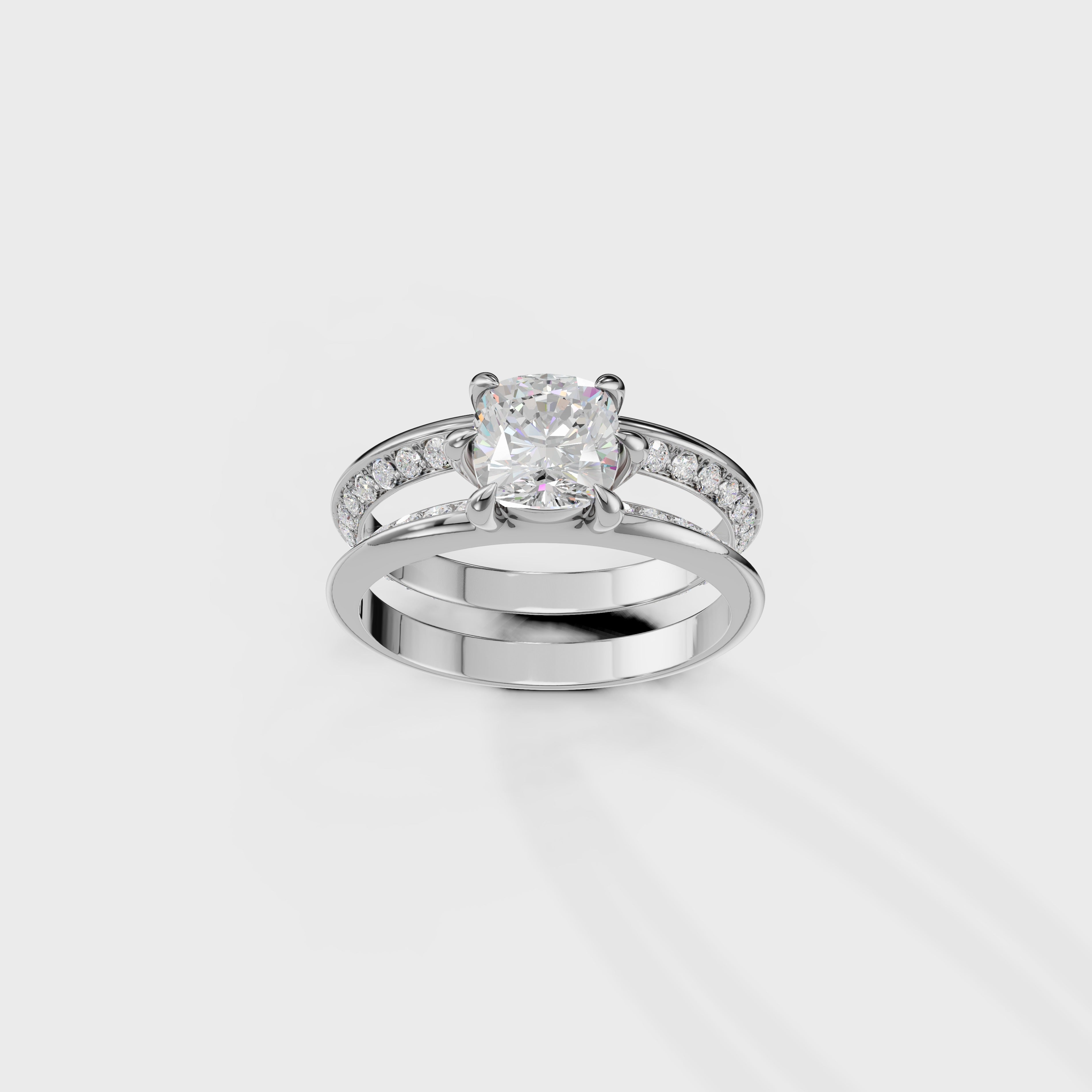 The Perfect Union Cushion Set ring