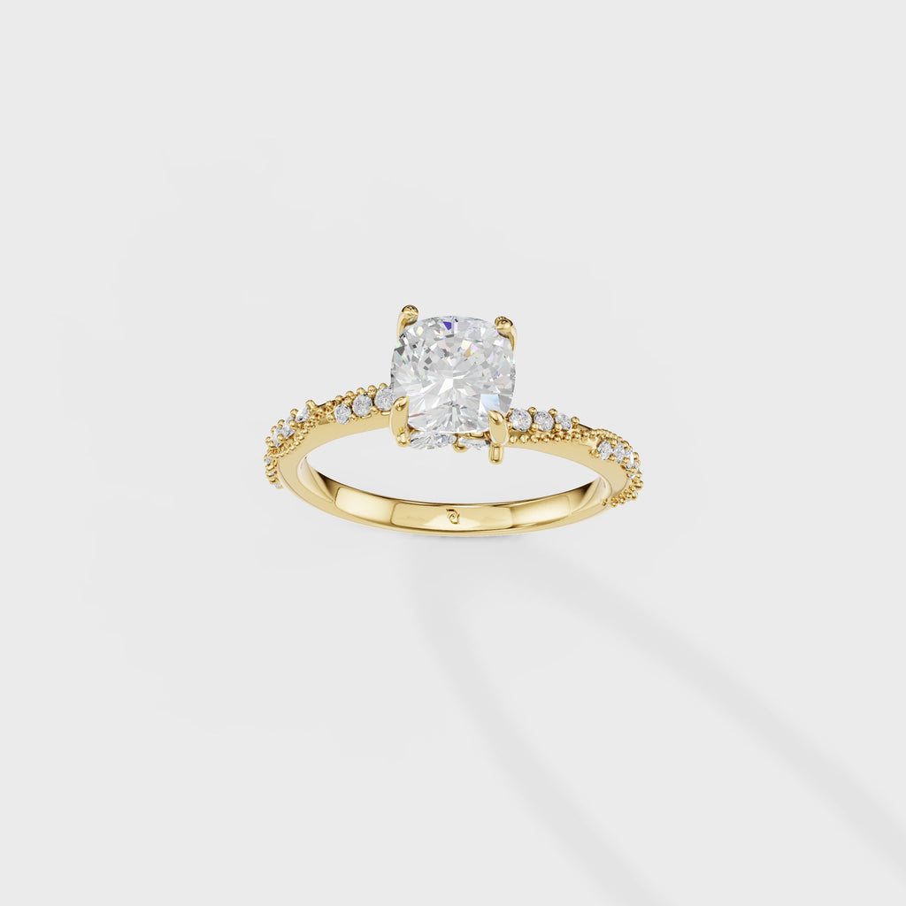 Petite Diamond Engagement ring