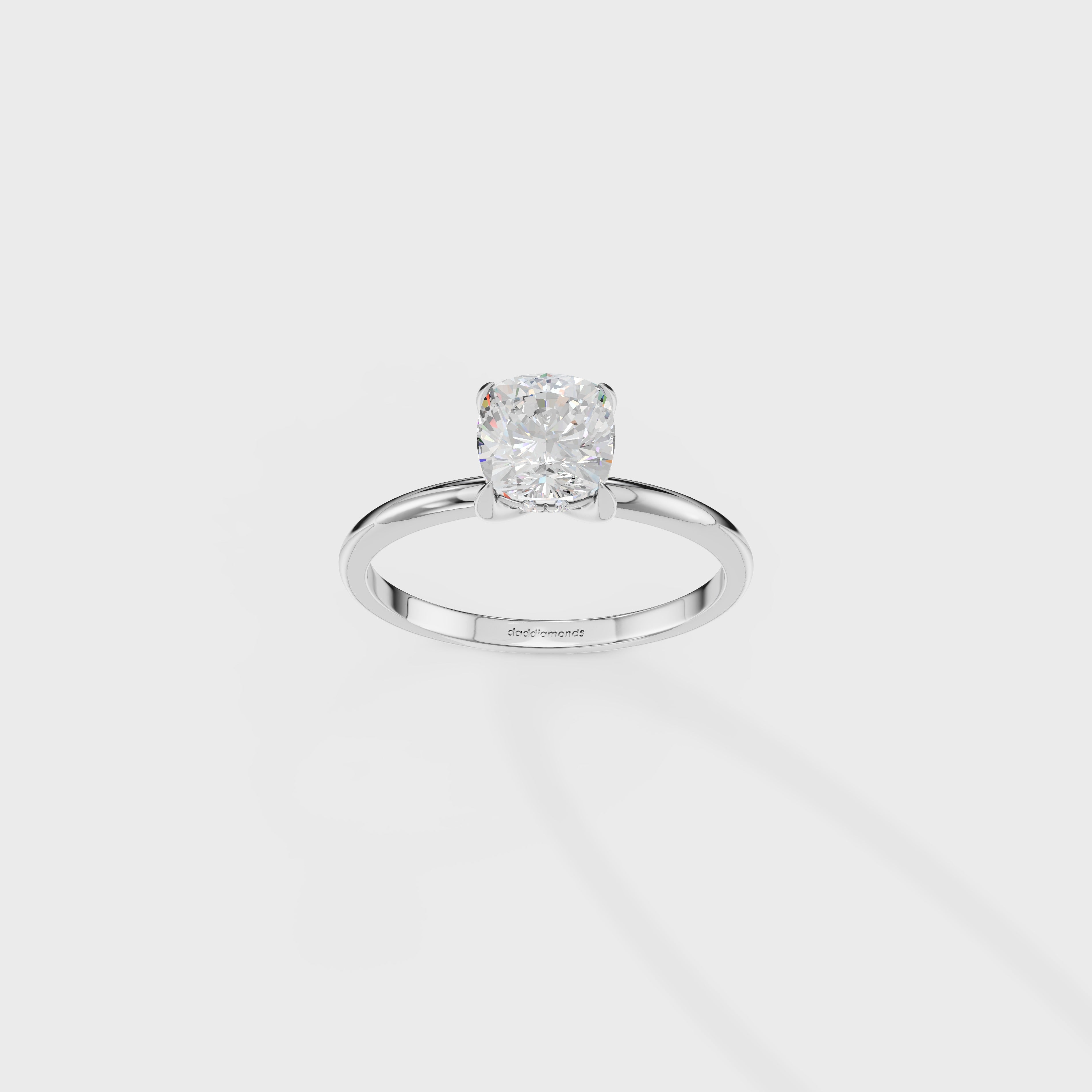 Cushion Cut Diamond Ring