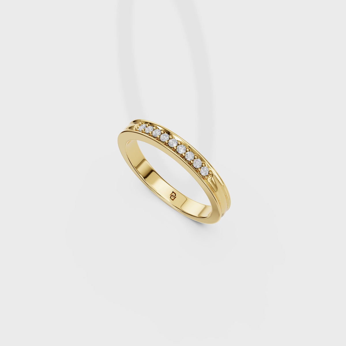 Brilliant Round Diamond Wedding Ring