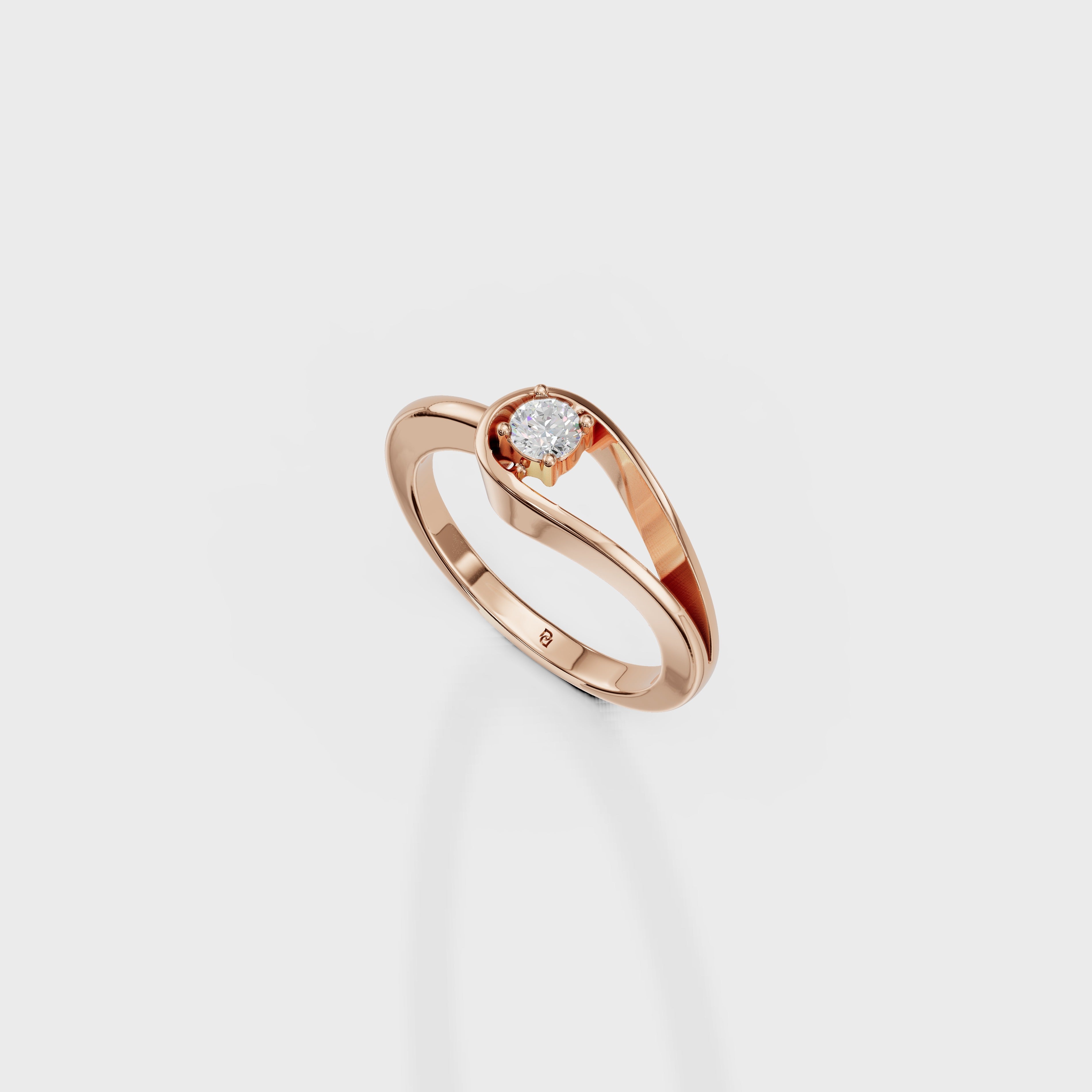 Diamond Embrace Engagement Ring