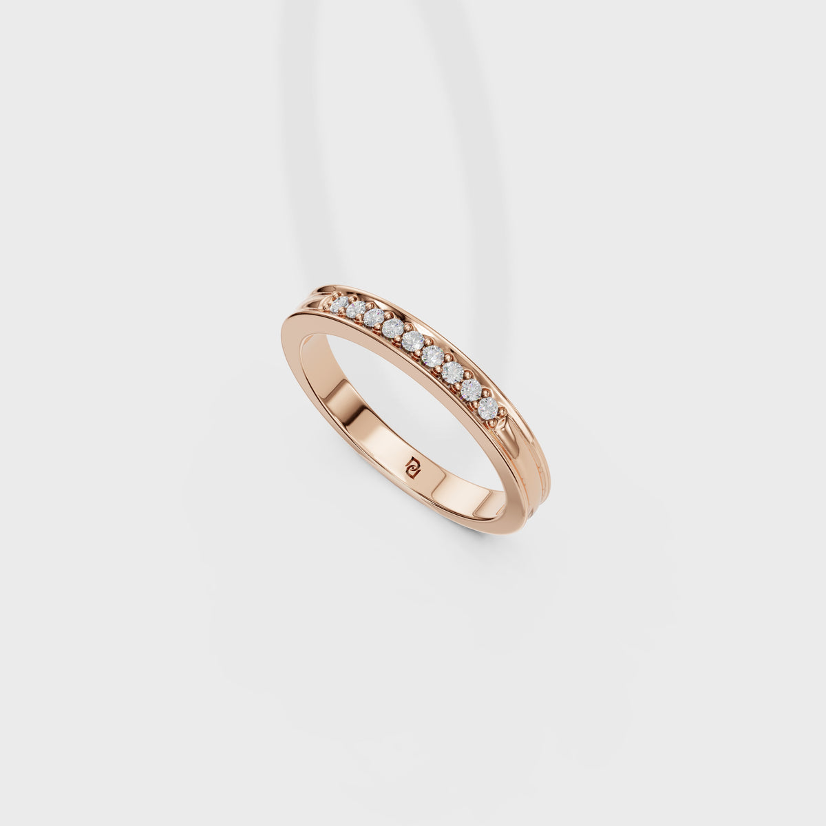 Brilliant Round Diamond Wedding Ring