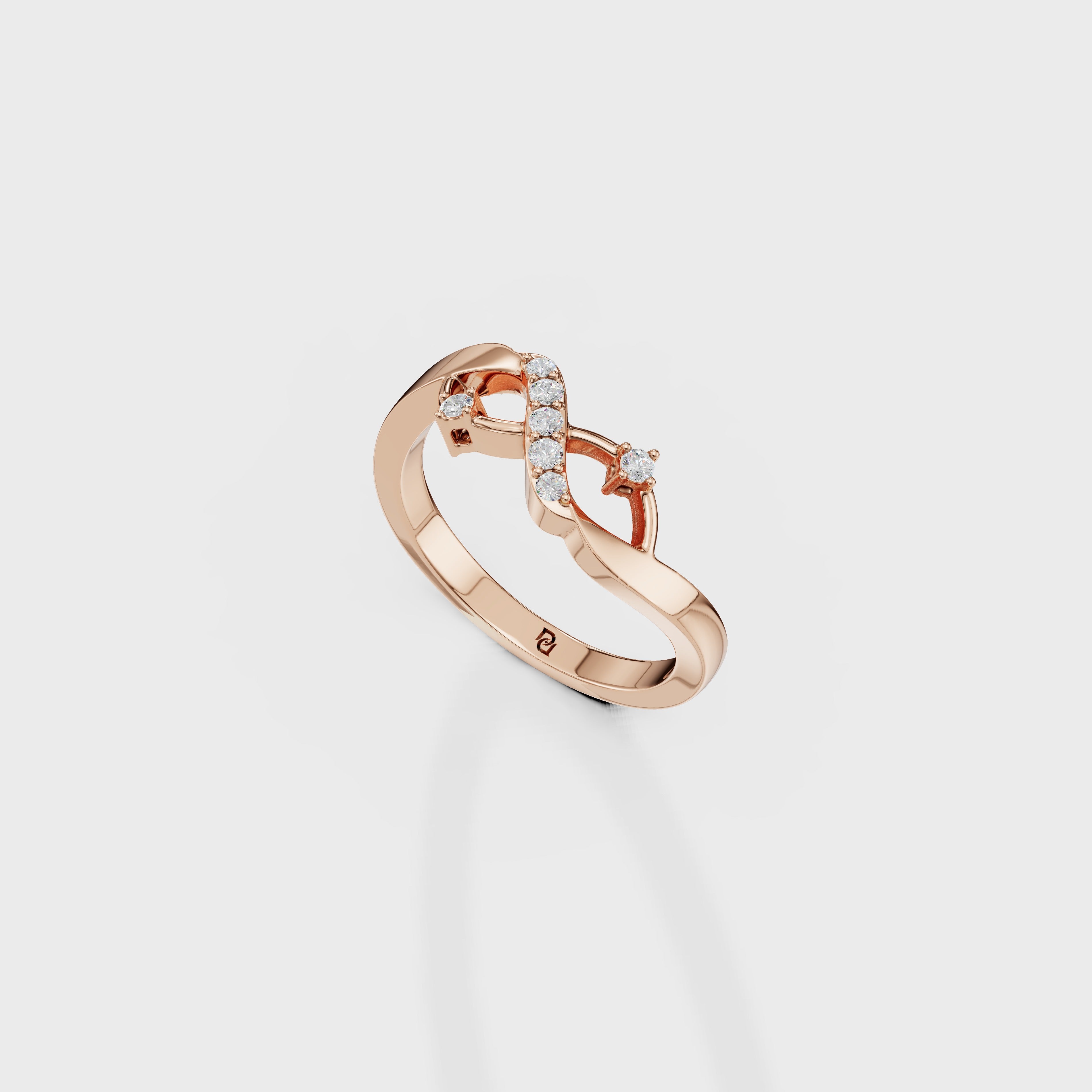 Sparkling Infinity Diamond Ring