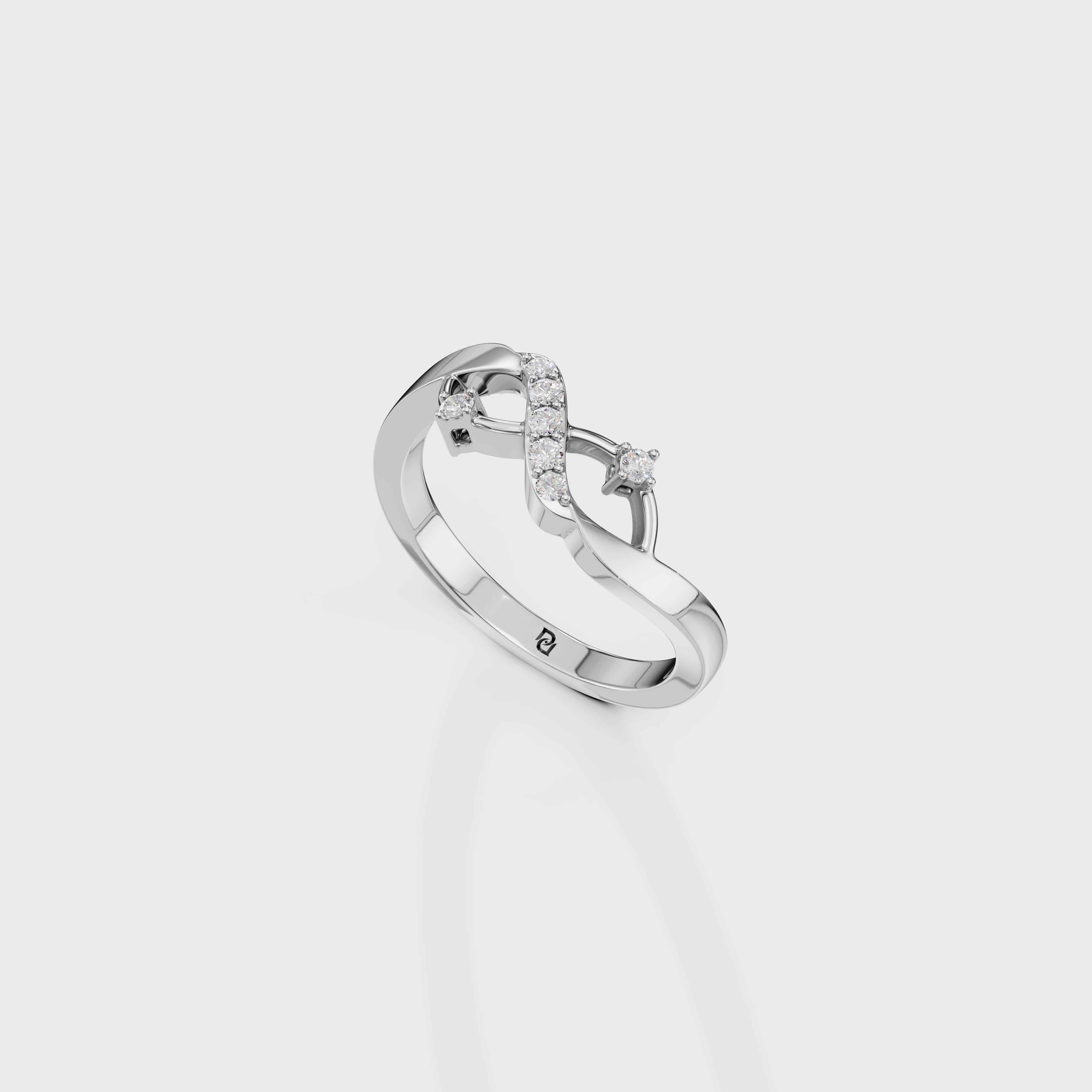 Sparkling Infinity Diamond Ring