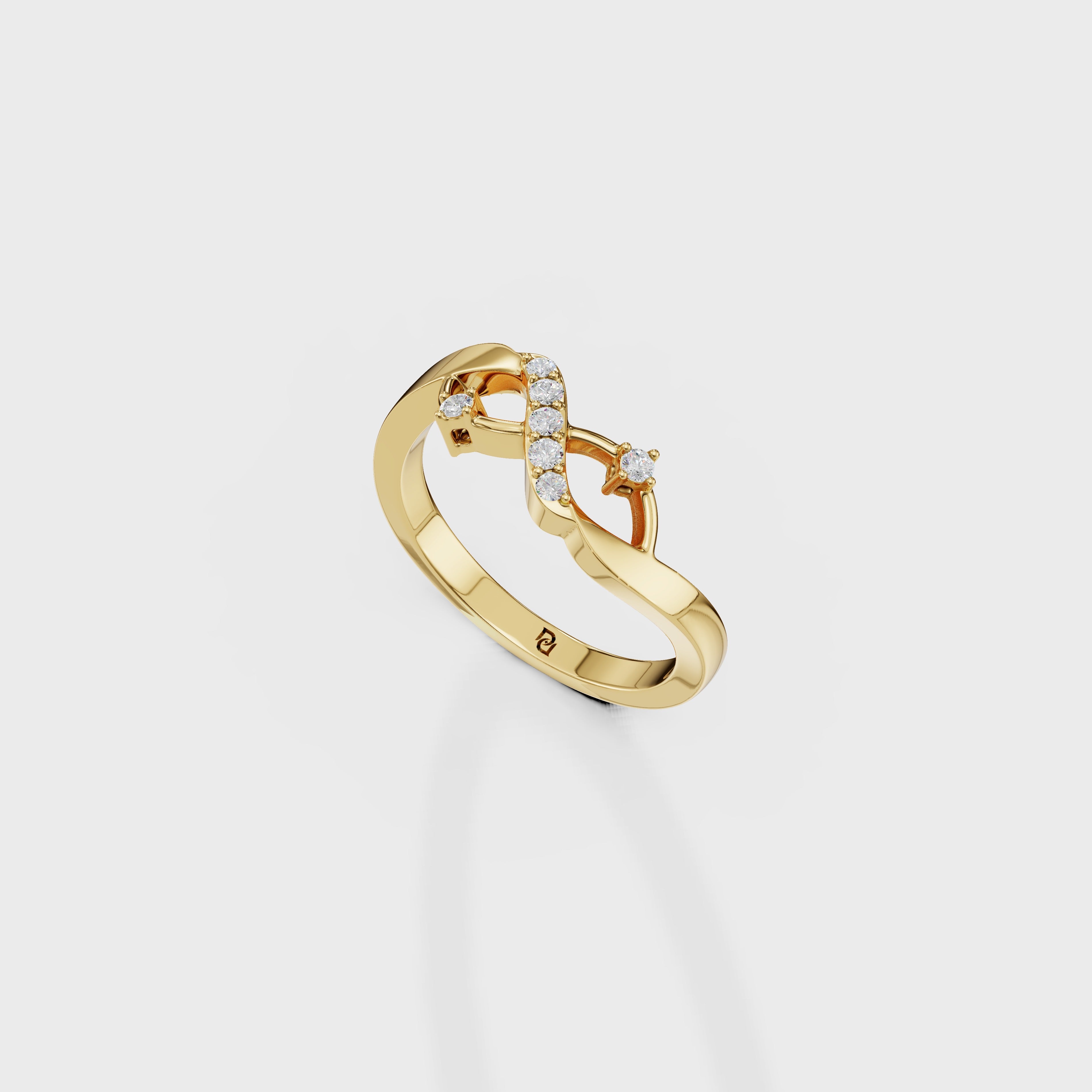 Sparkling Infinity Diamond Ring