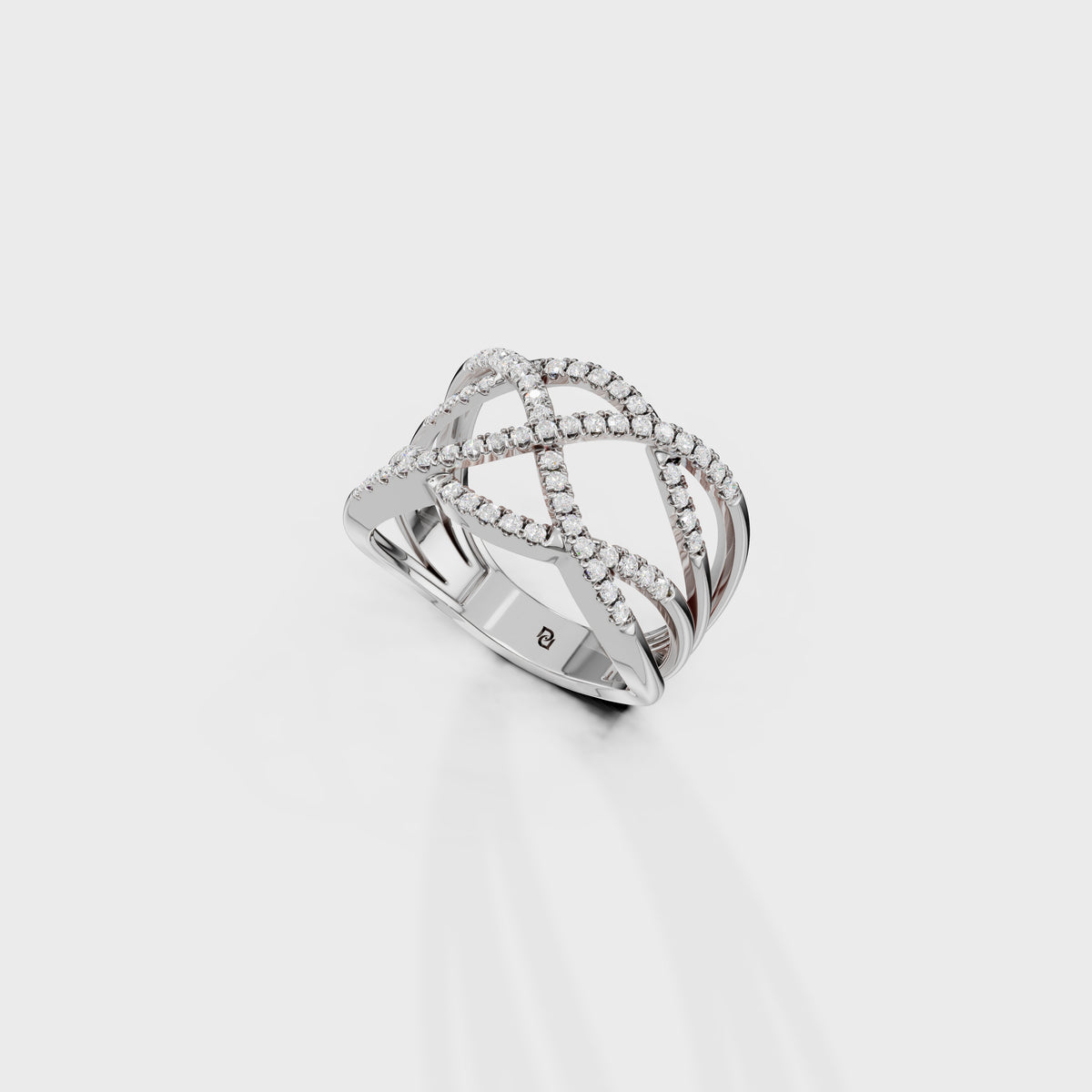 Interwoven Diamond Ring