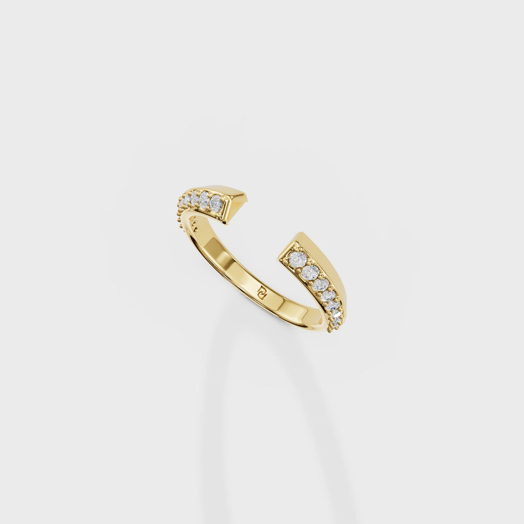 Spectacle Diamond Ring