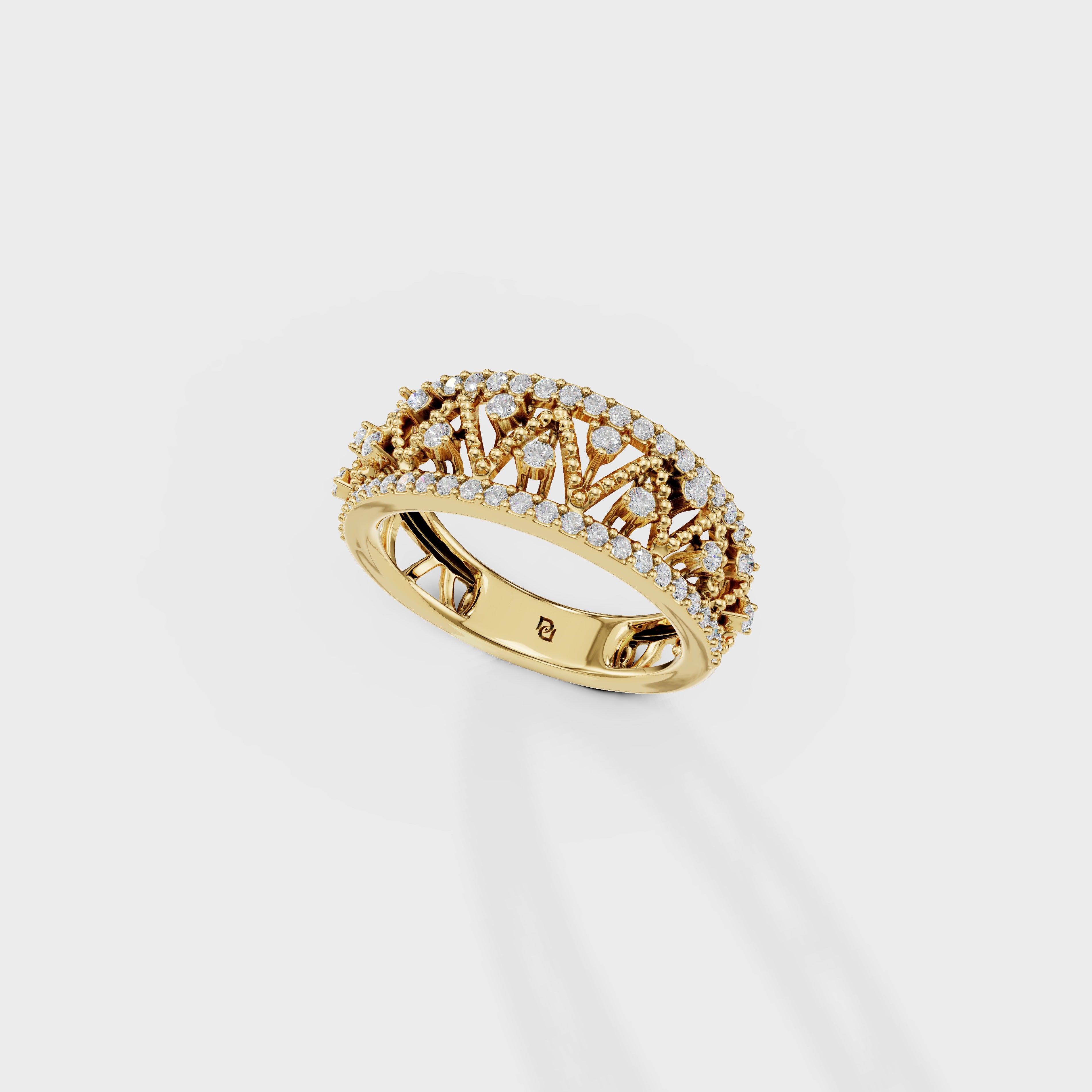 Diamond Stackable Band Ring