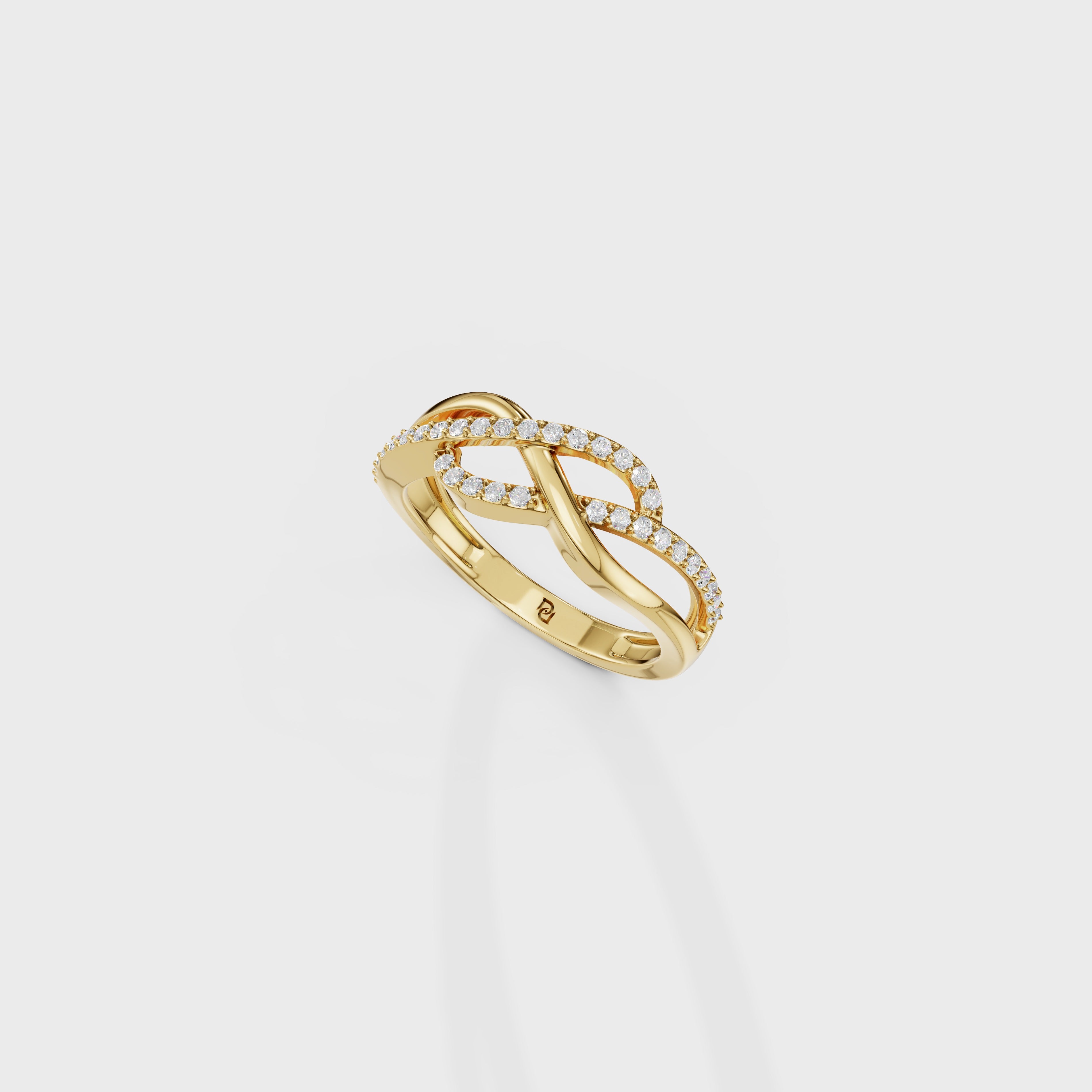 Endless Love Diamond Infinity Band