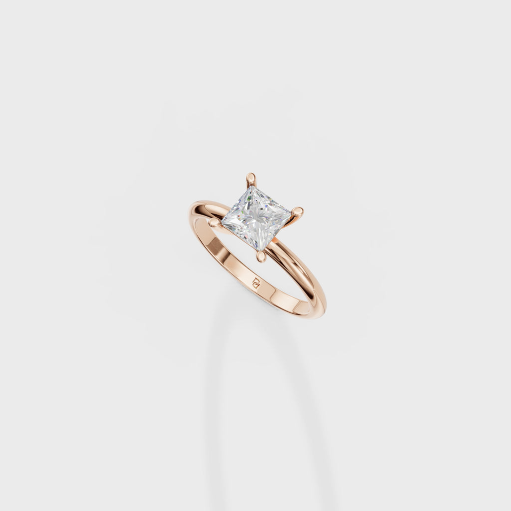 Princess Cut Solitaire Ring