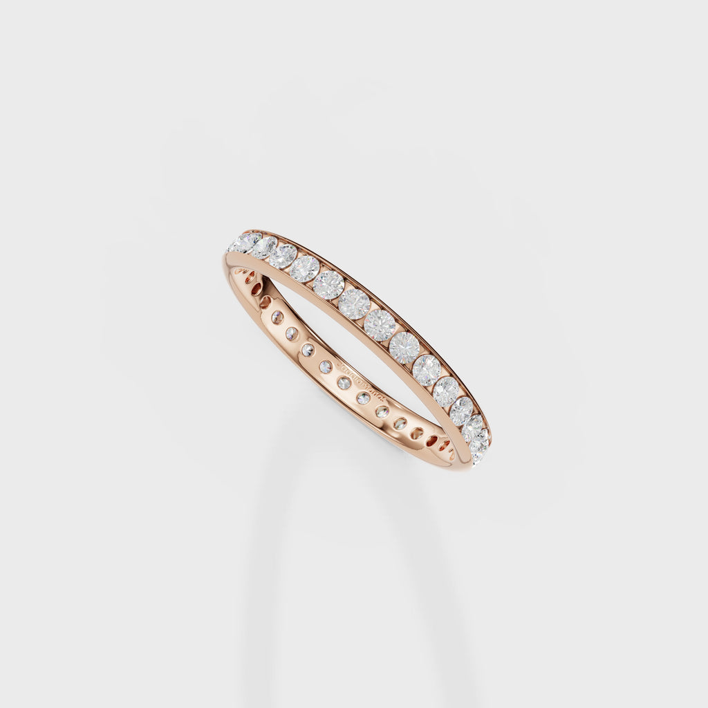 Tabitha Channel Set Eternity Lab Diamond Ring