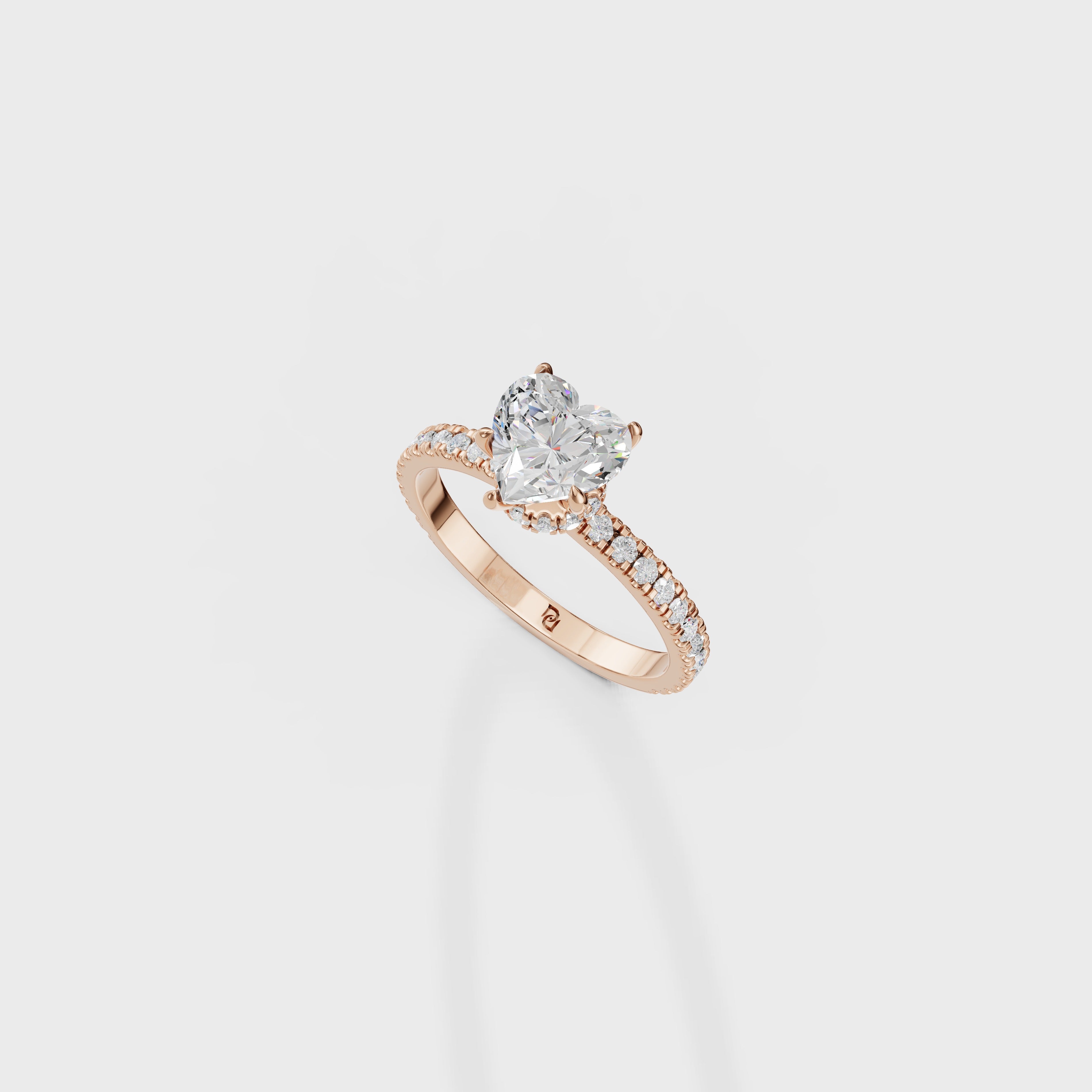 Nova Heart Shape Diamond Ring