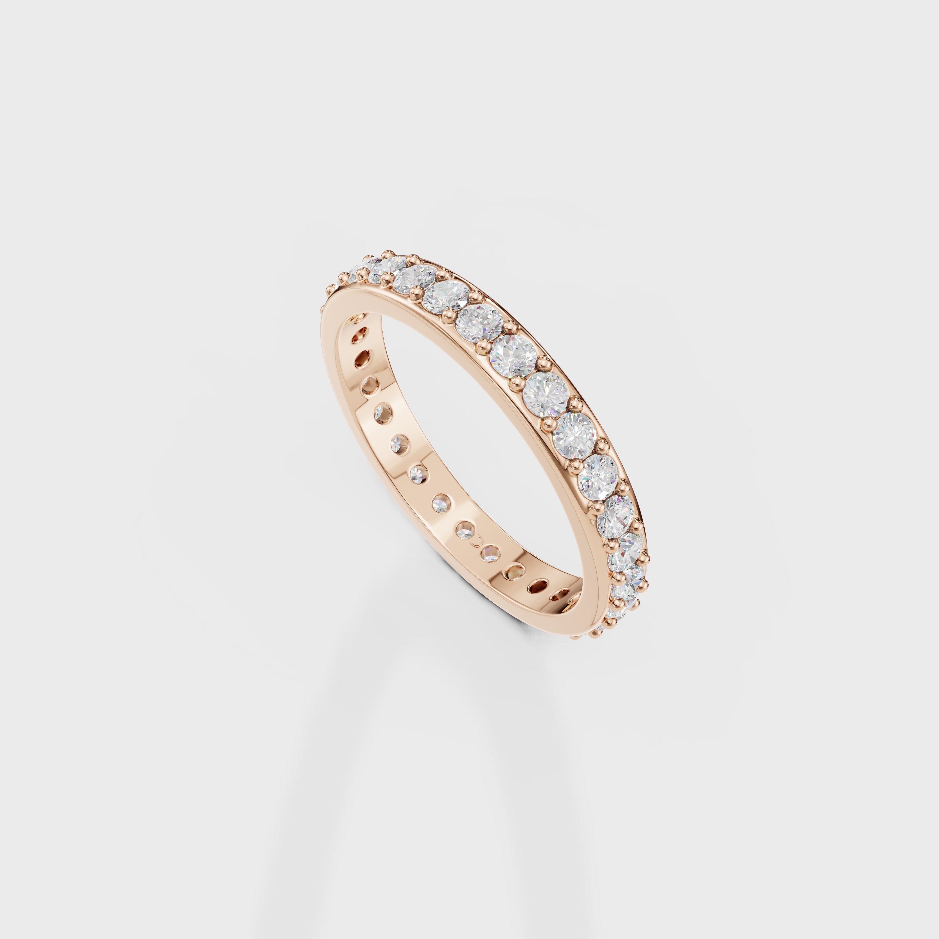 Channel Set Diamond Eternity Band
