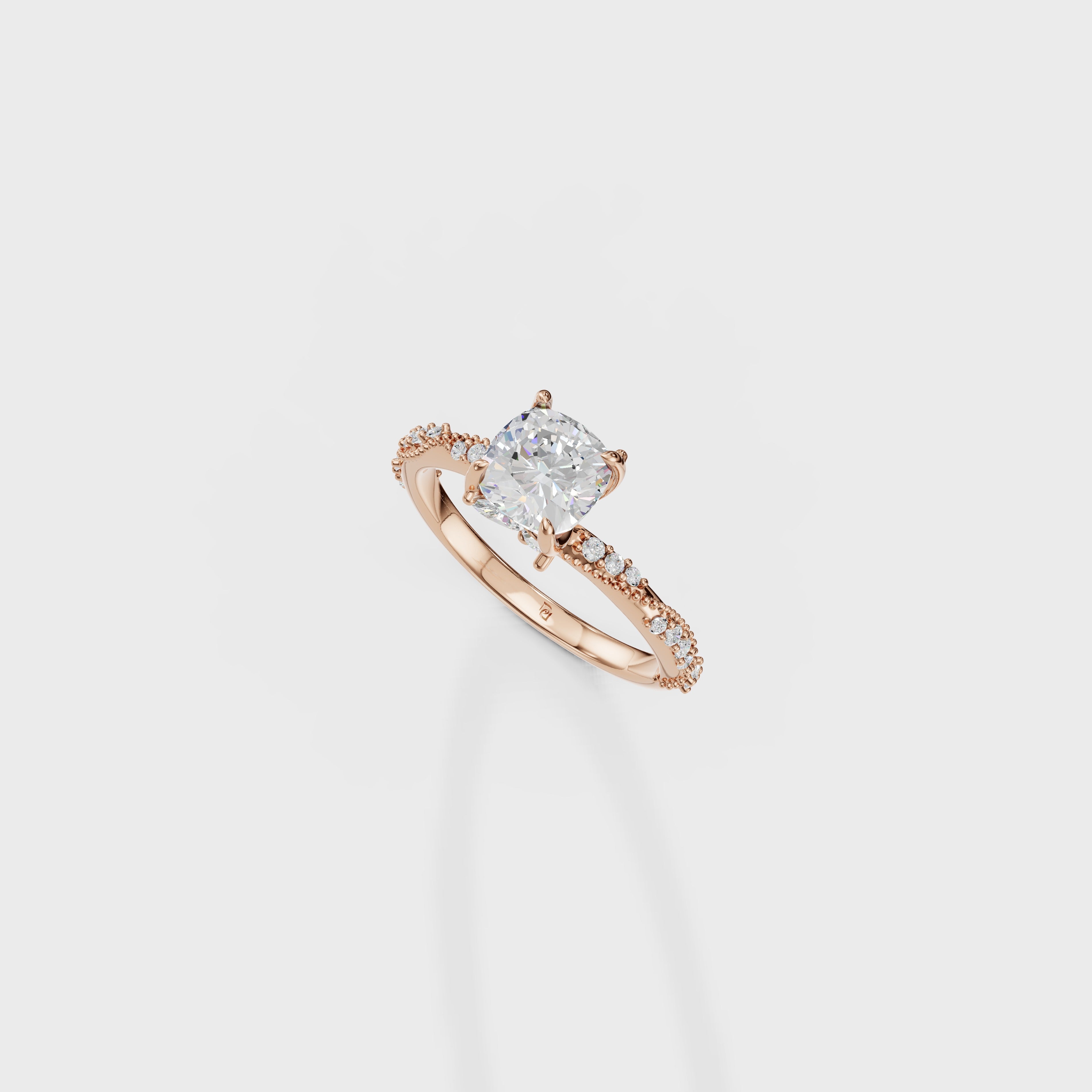 Petite Diamond Engagement ring