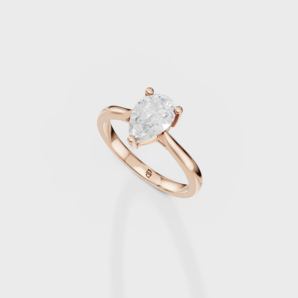 Ethereal Pear Ring
