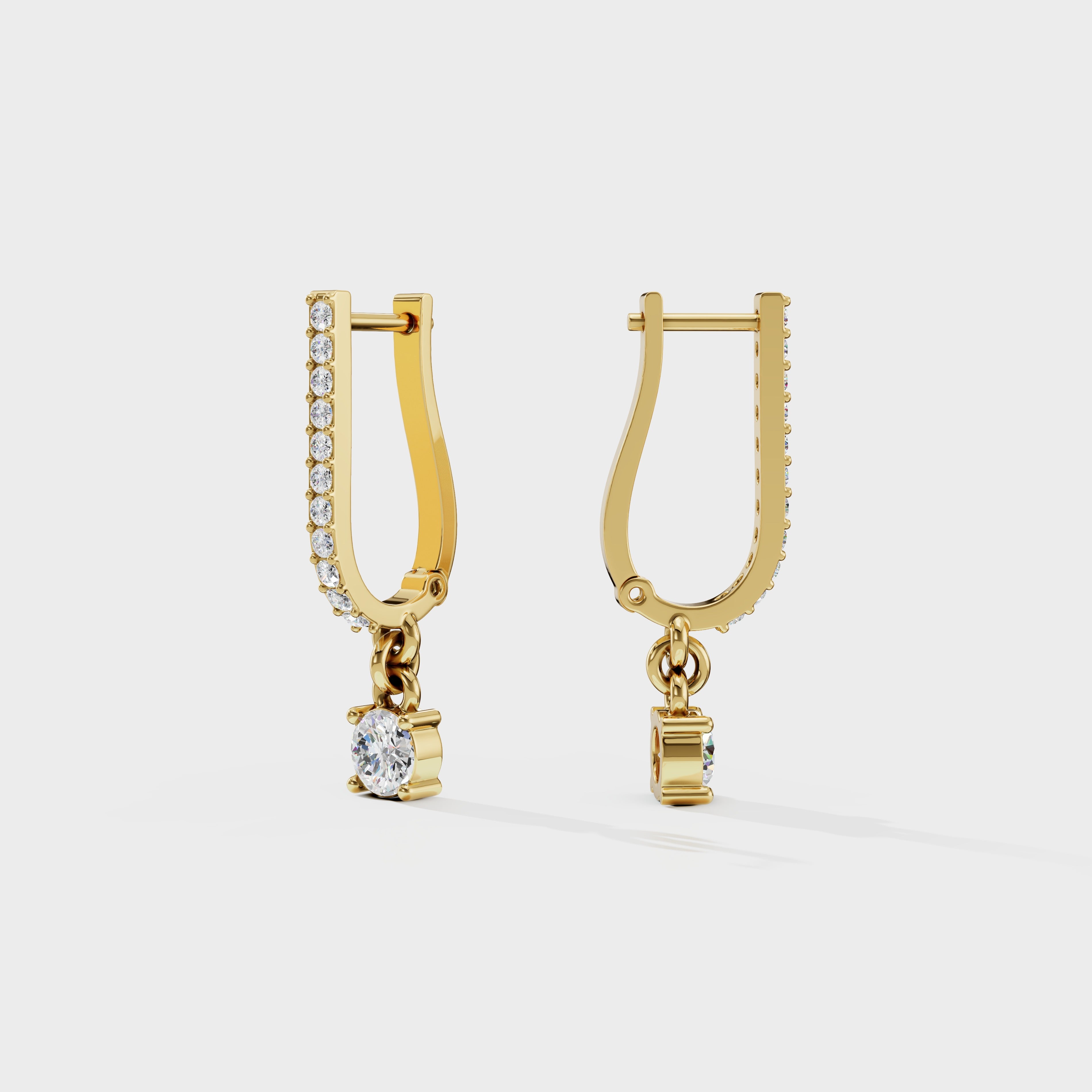Aurora Diamond Drop Earrings