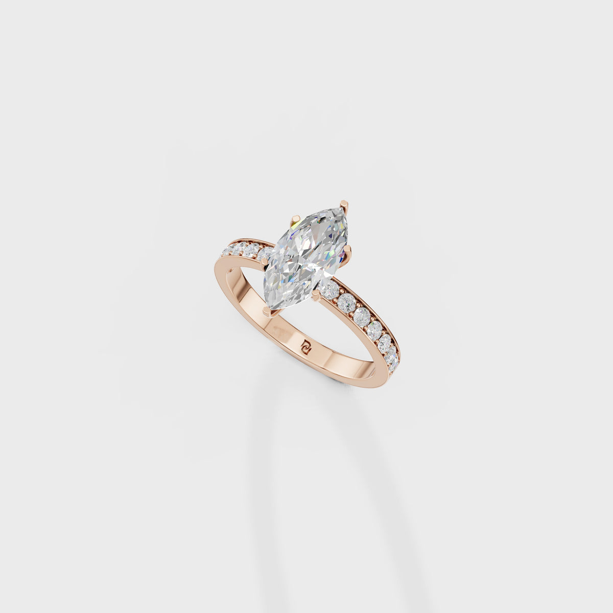 1.25ct Vintage Marquise Engagement Ring