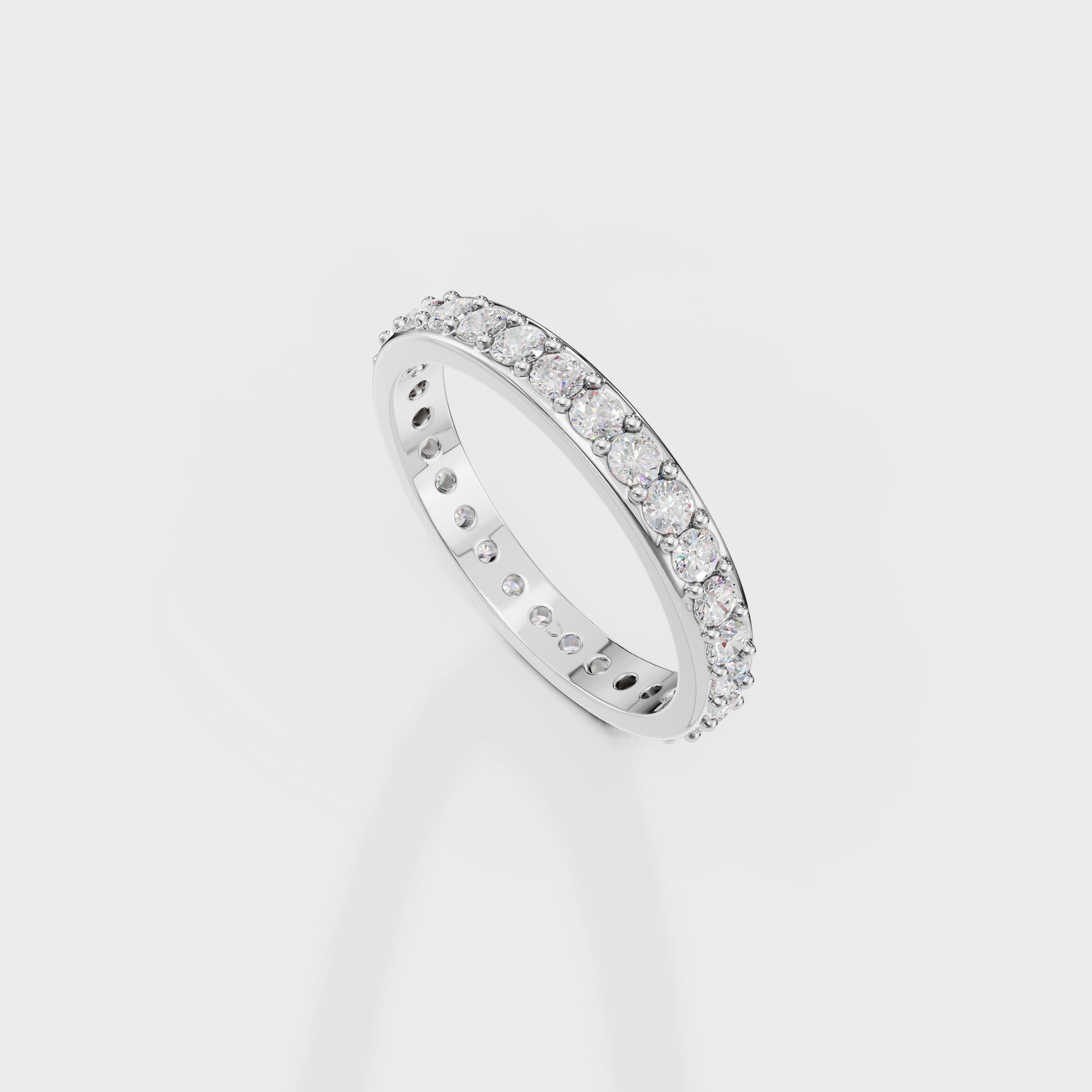 Channel Set Diamond Eternity Band