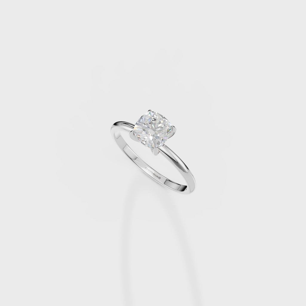 Cushion Cut Diamond Ring