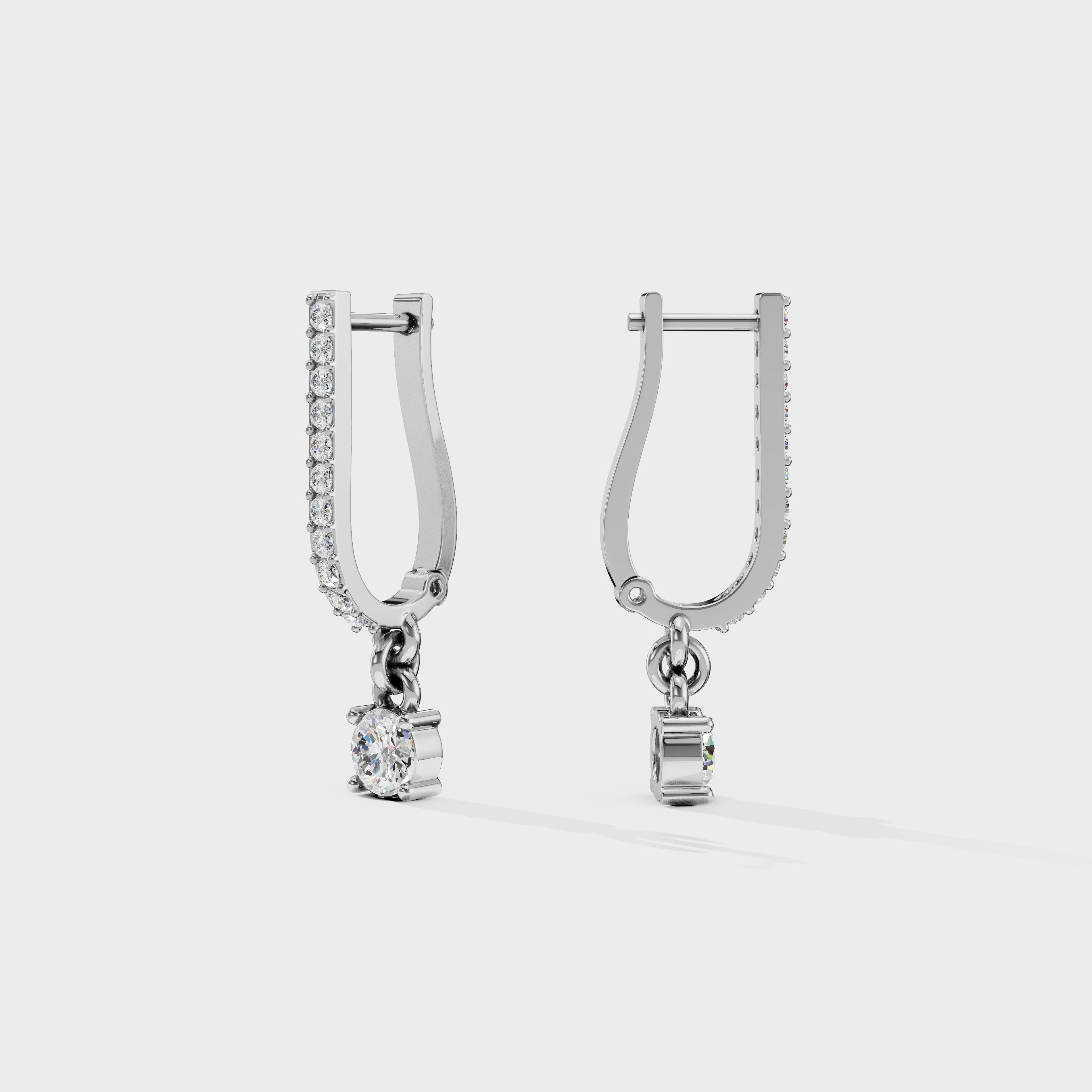 Aurora Diamond Drop Earrings