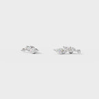 Pear Blossom Diamond Climber Earring