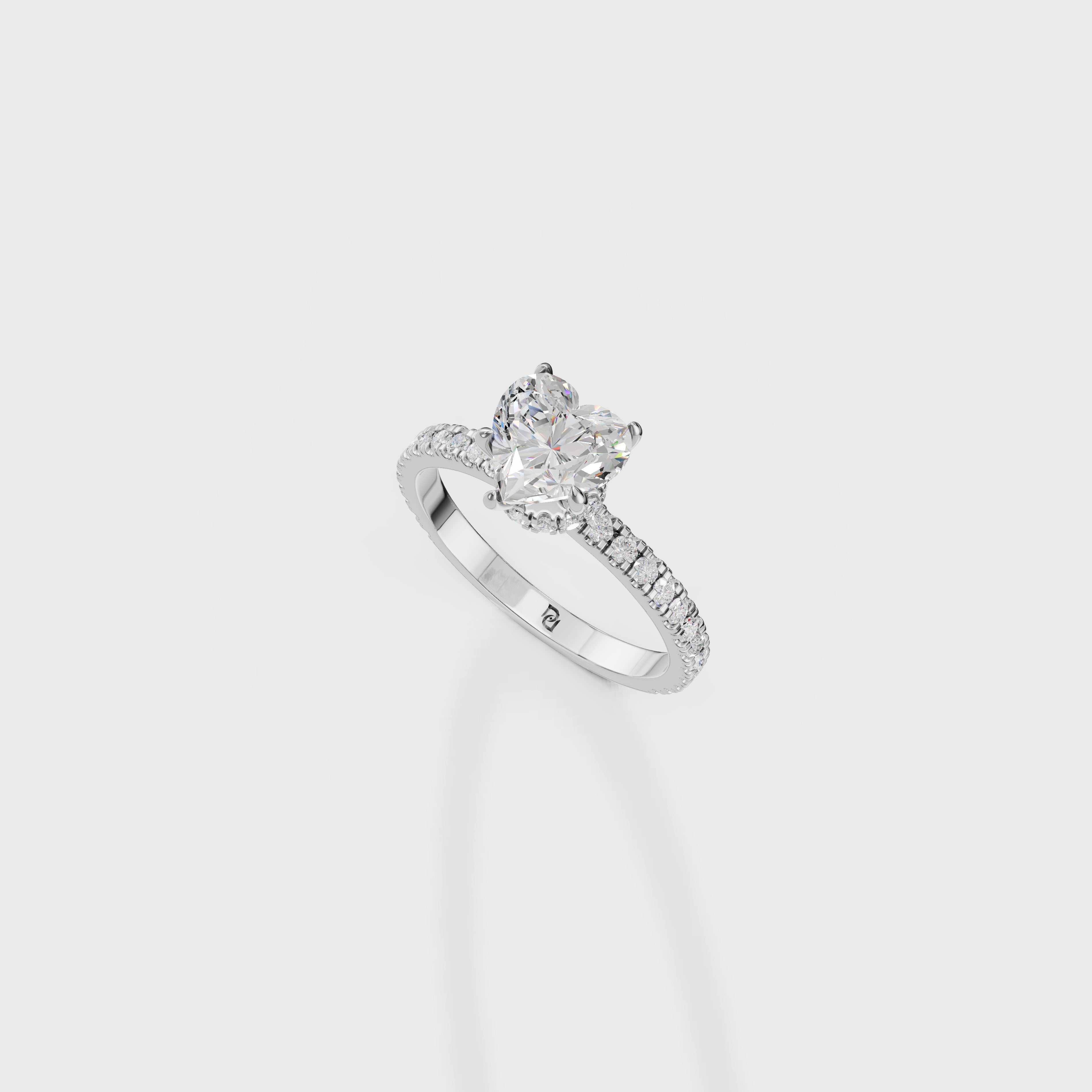 Nova Heart Shape Diamond Ring