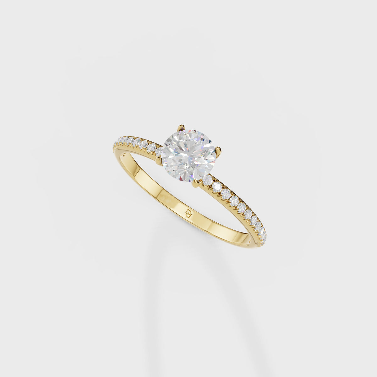 0.50ct Round Diamond Solitaire Brilliant Engagement Ring