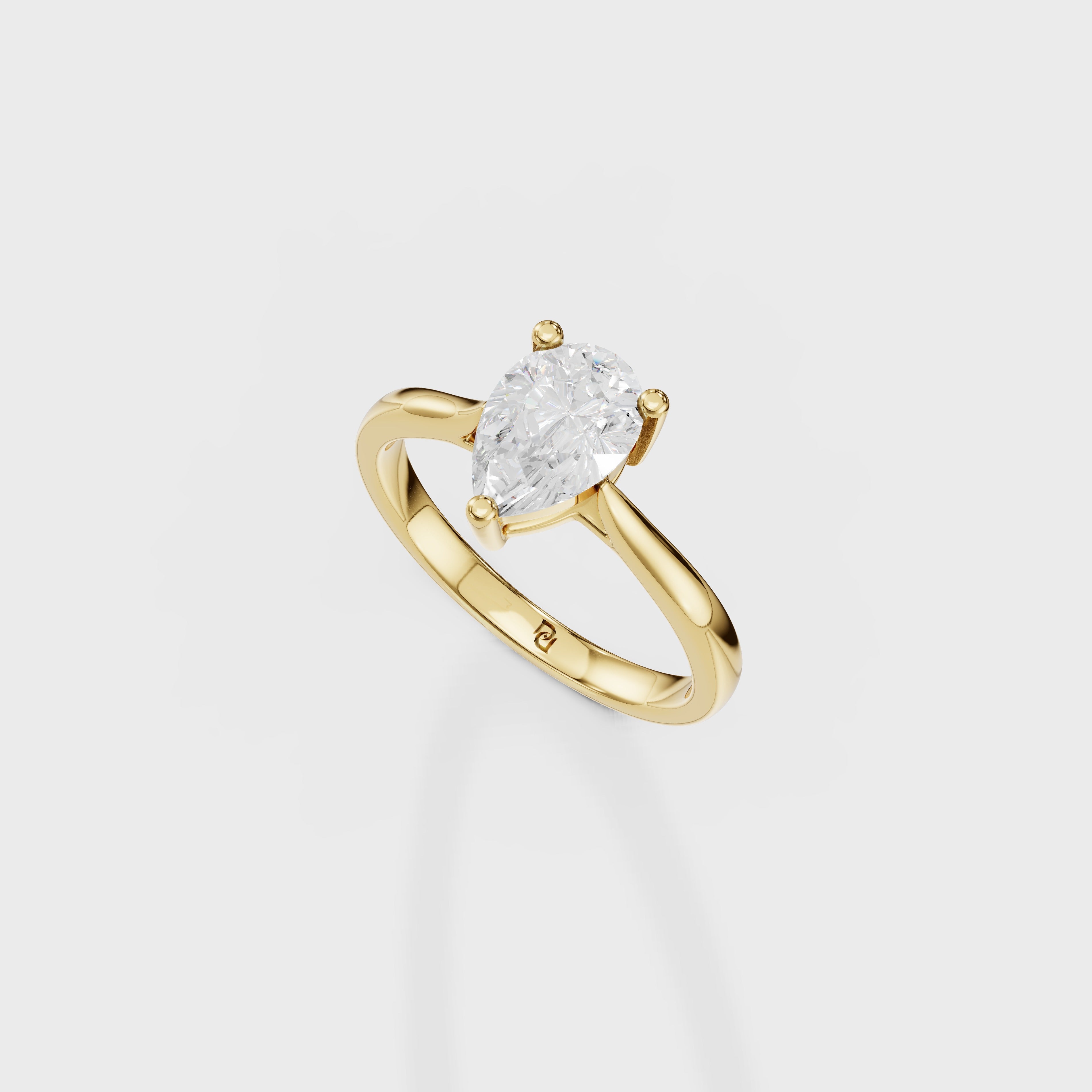 Ethereal Pear Ring