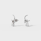 Diamond Dangle Stud Earrings