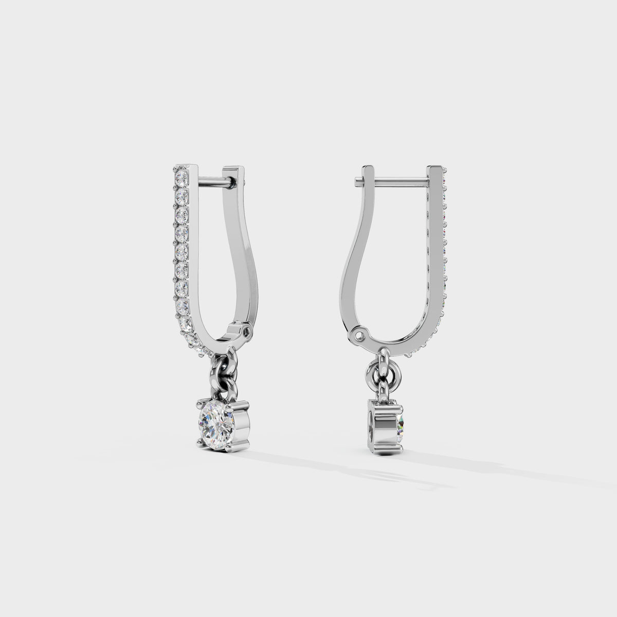 Aurora Diamond Drop Earrings