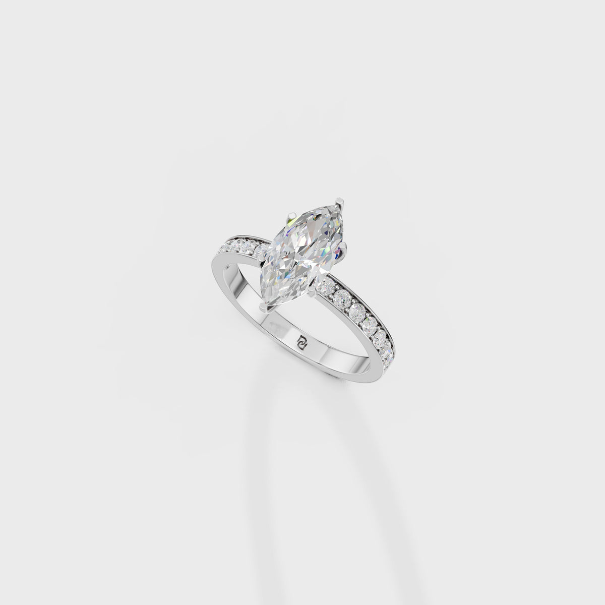 1.25ct Vintage Marquise Engagement Ring