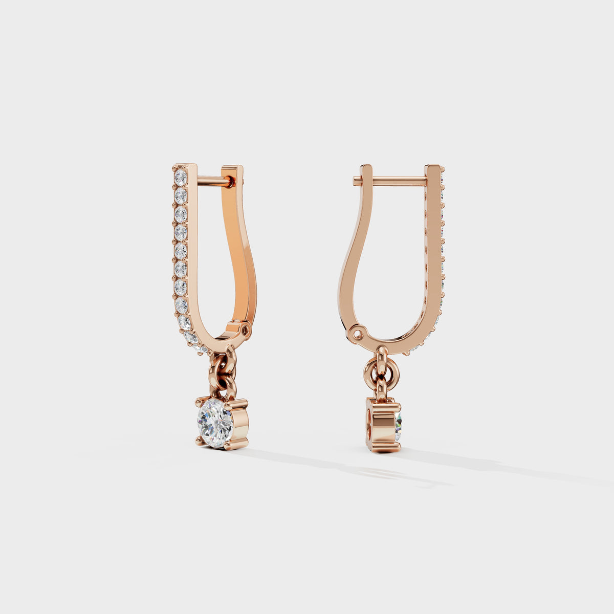 Aurora Diamond Drop Earrings