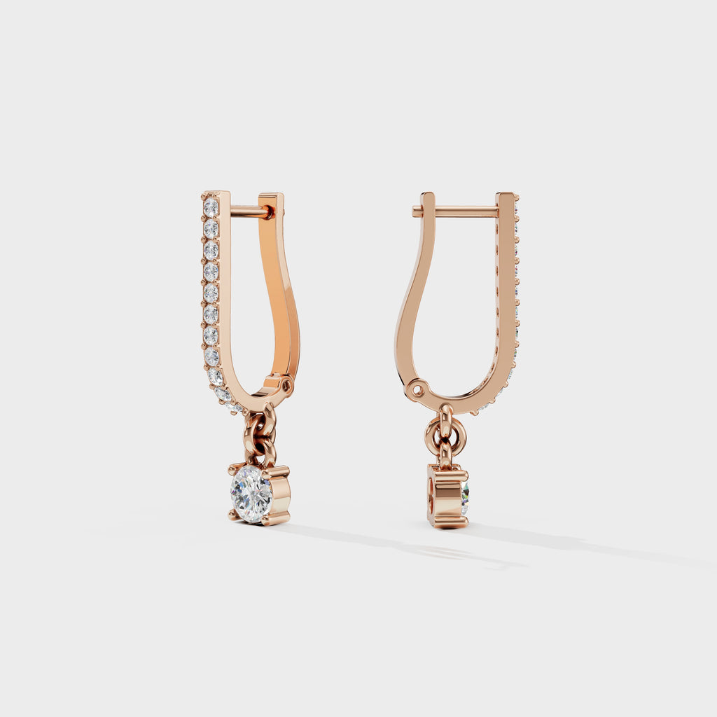 Aurora Diamond Drop Earrings
