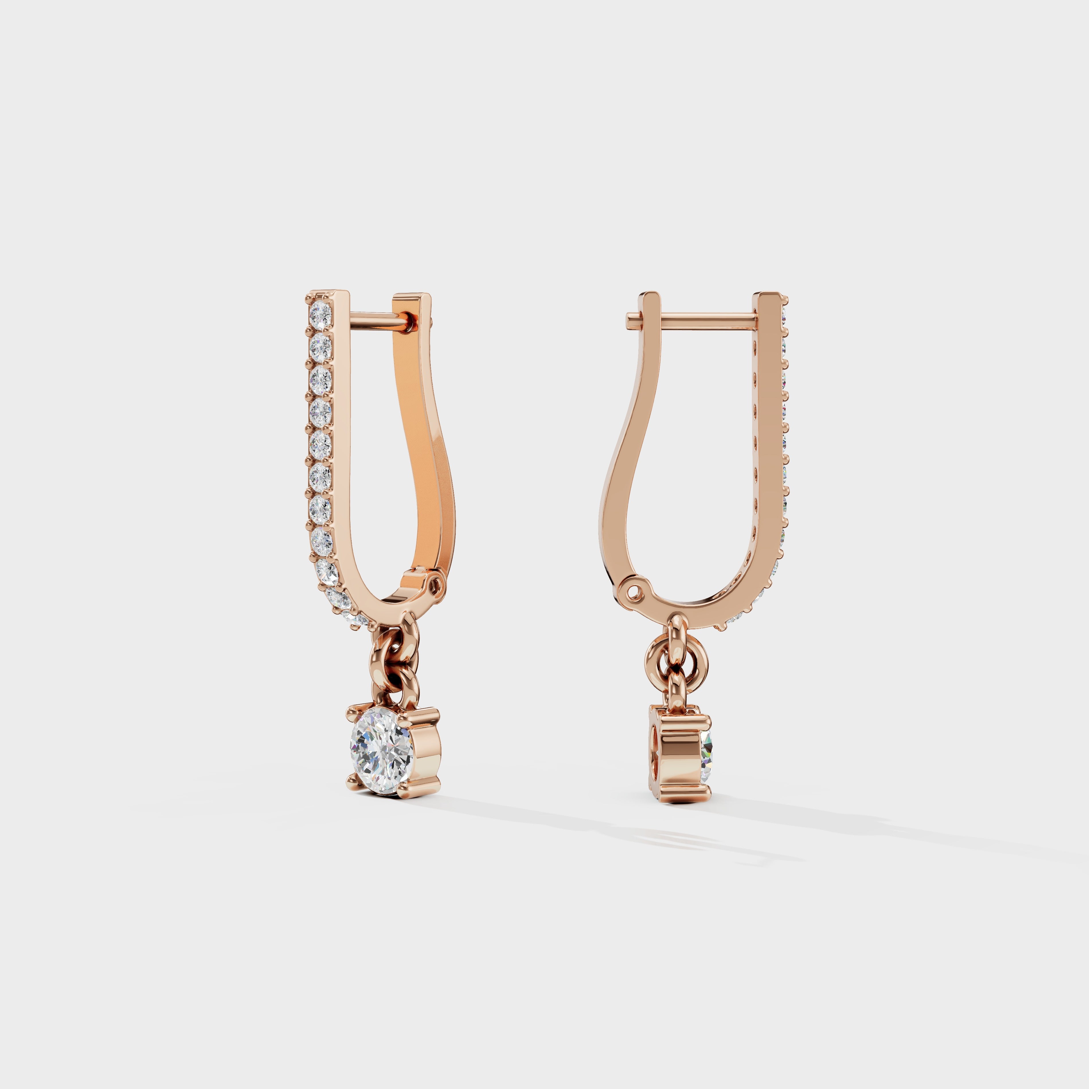 Aurora Diamond Drop Earrings