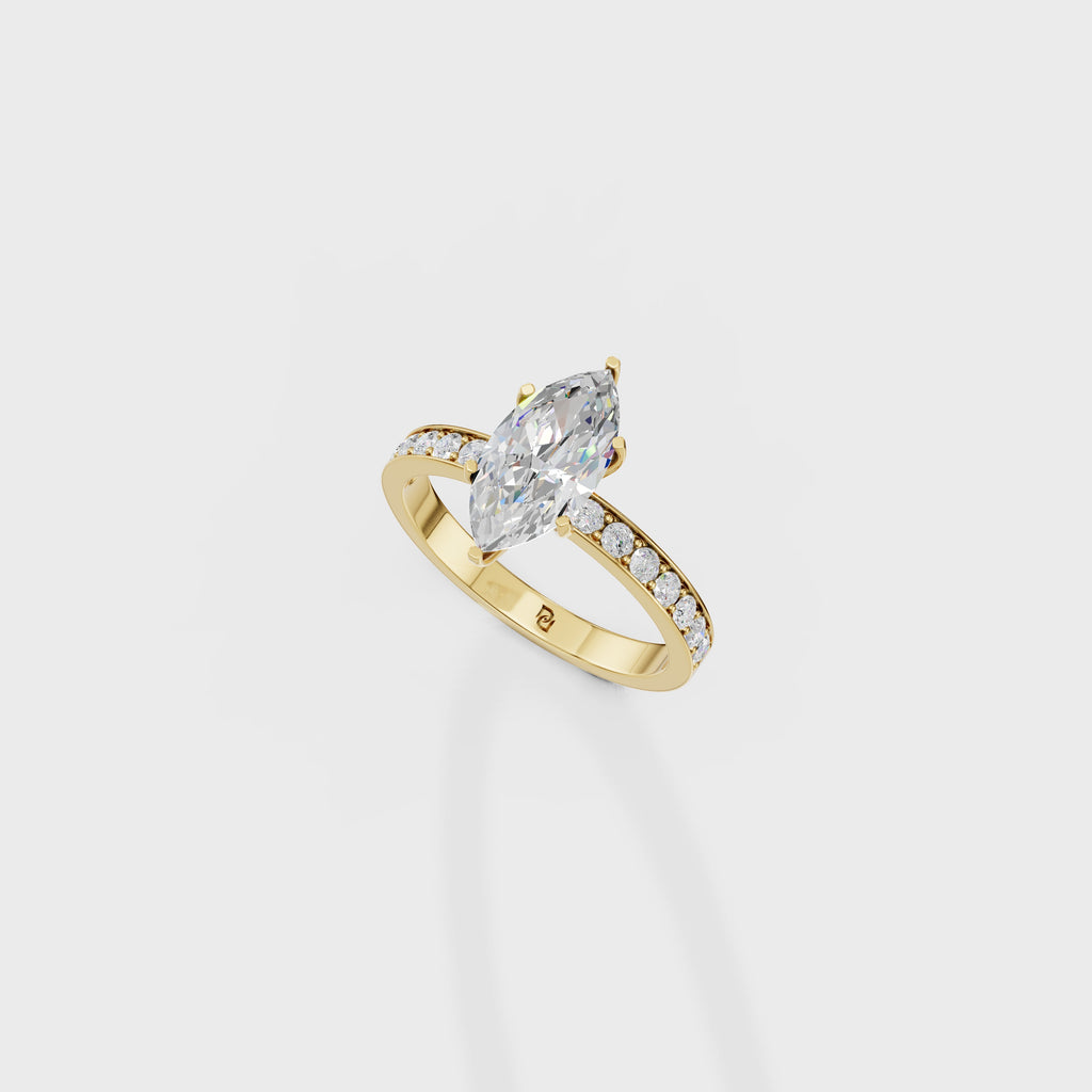 Vintage Marquise Engagement Ring