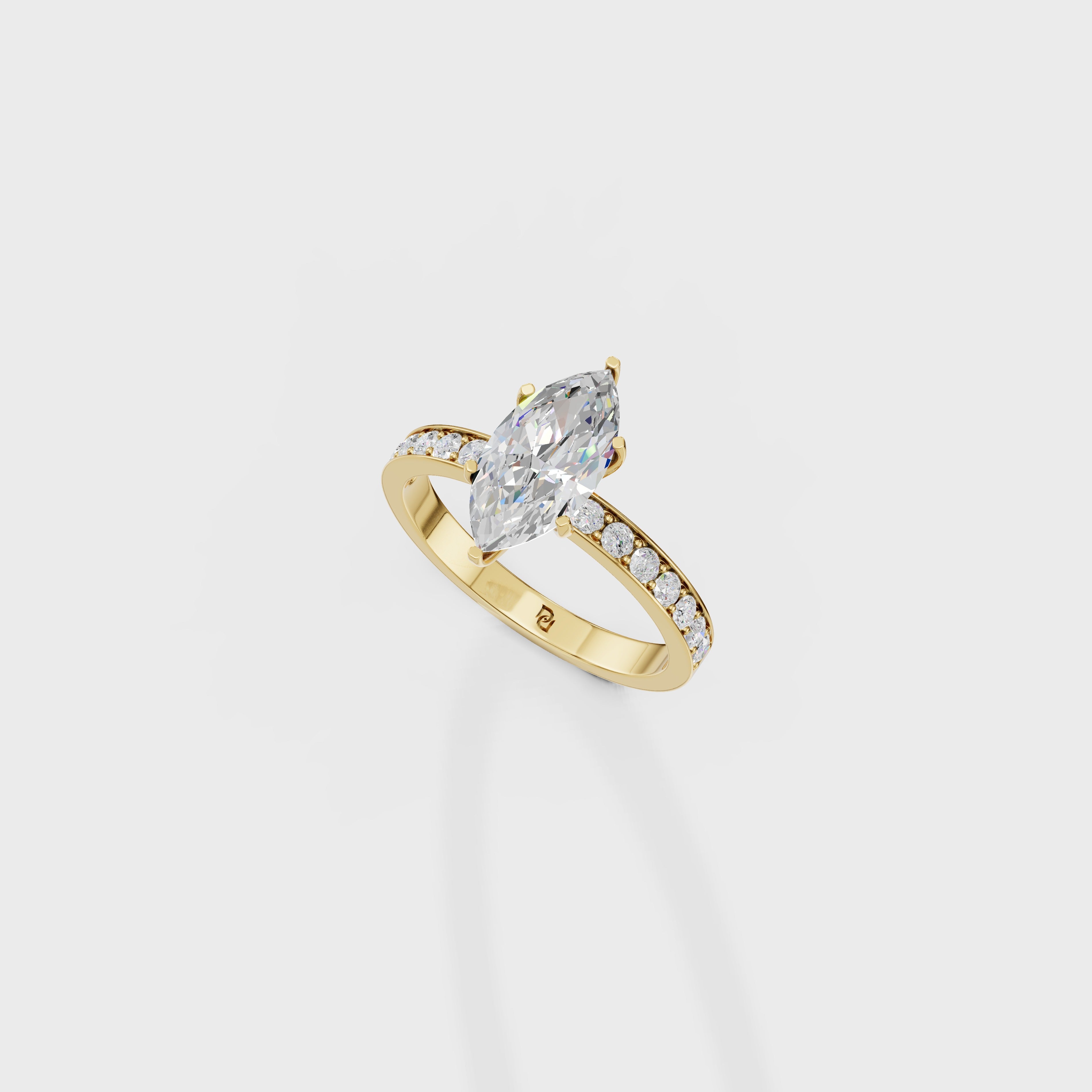 Vintage Marquise Engagement Ring