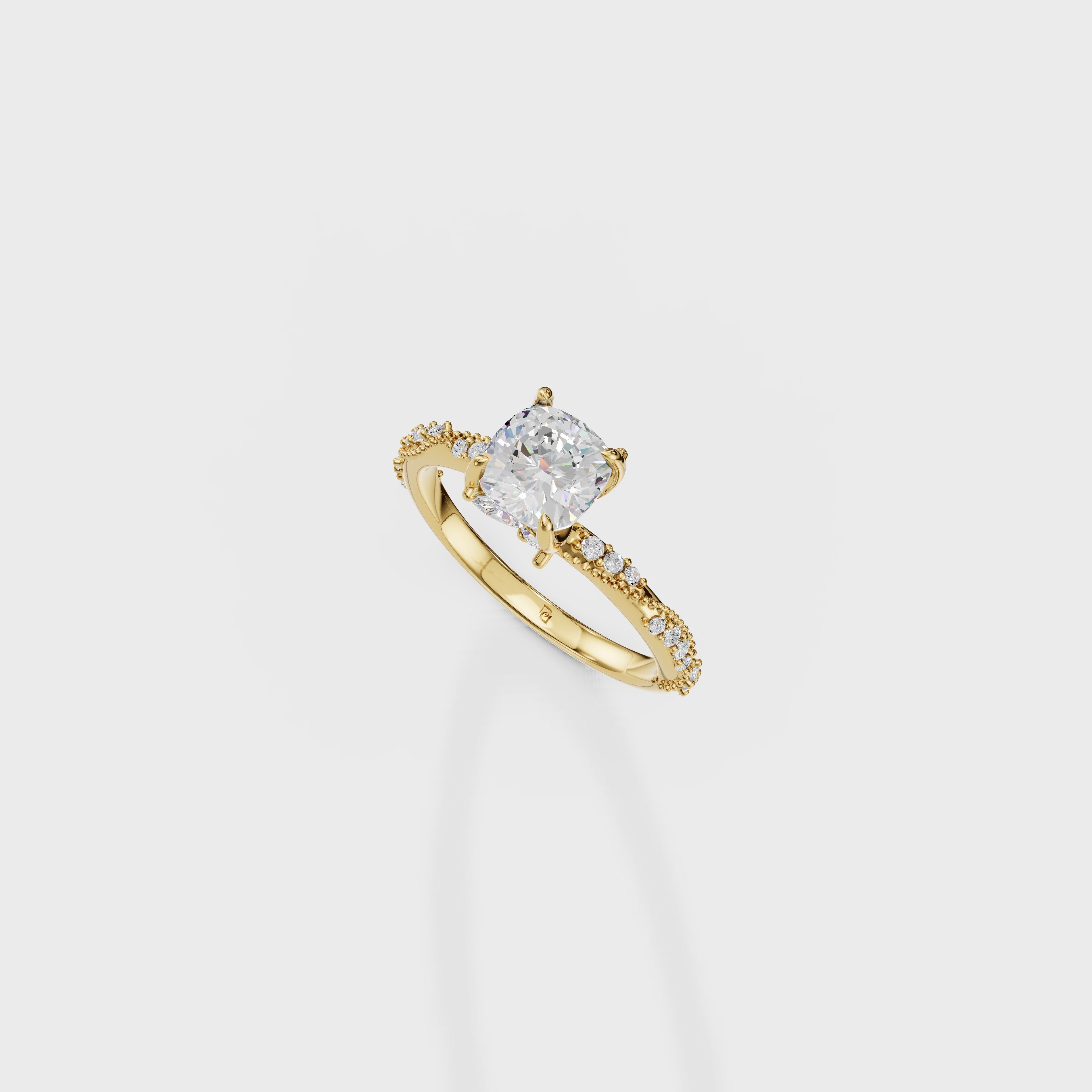 Petite Diamond Engagement ring